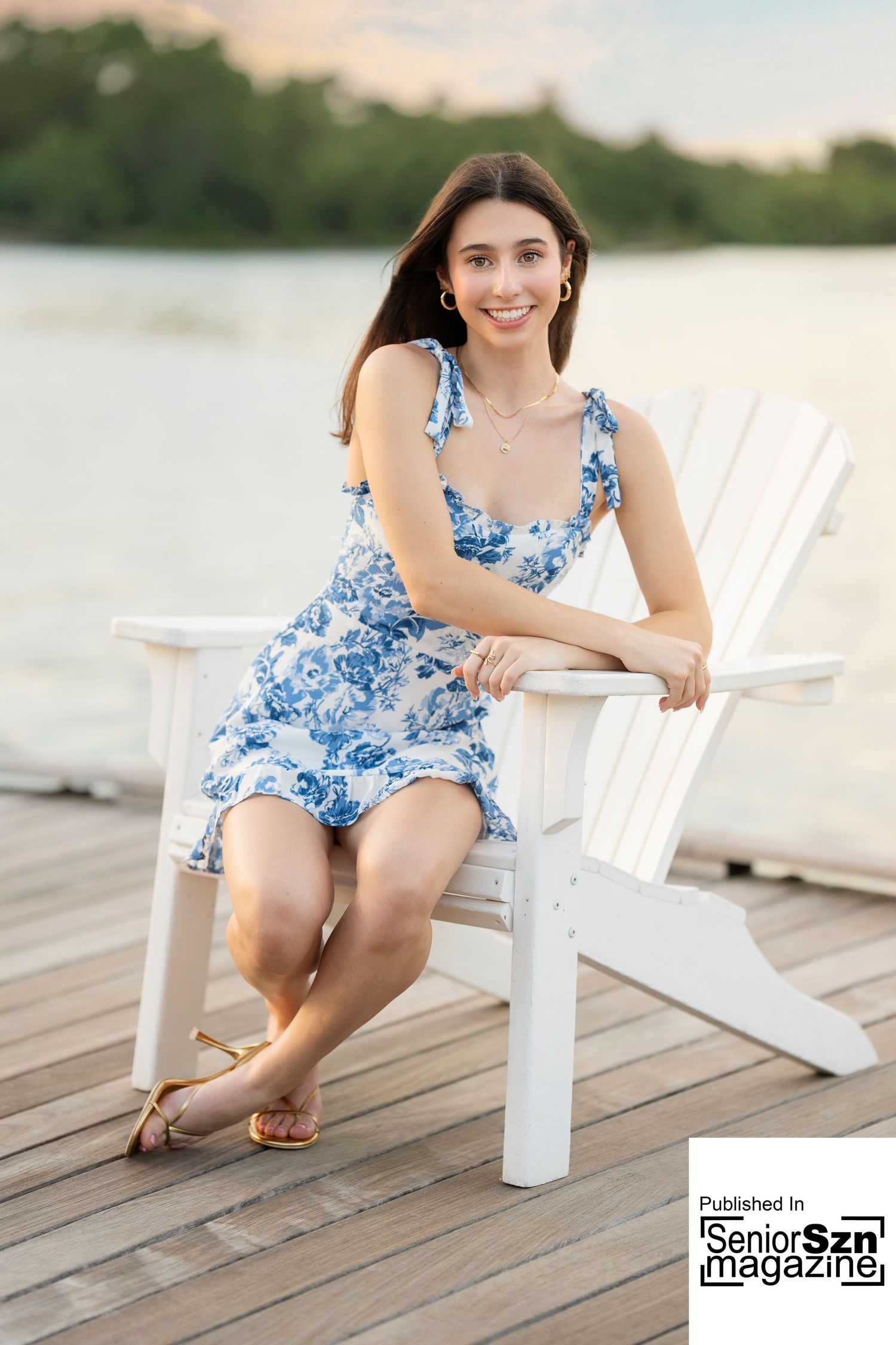 The Woodlands senior photographer.  Golden hour senior photos.
