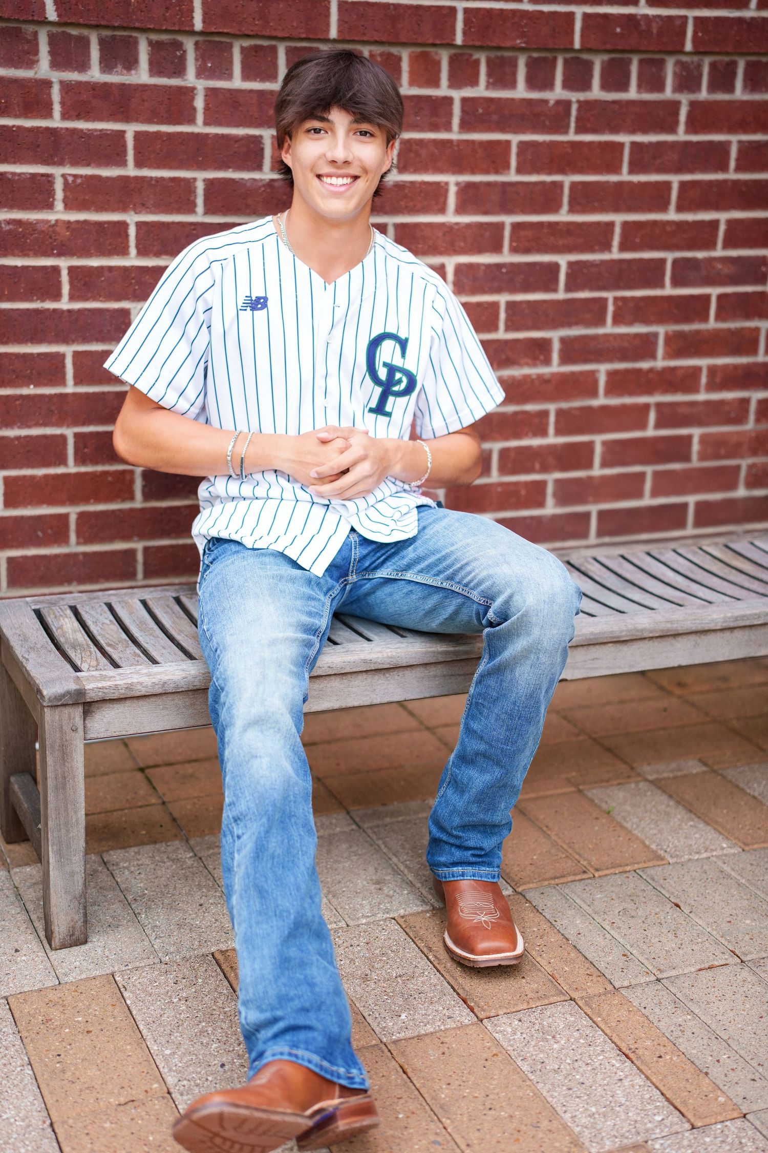 the woodlands senior baseball player senior photos