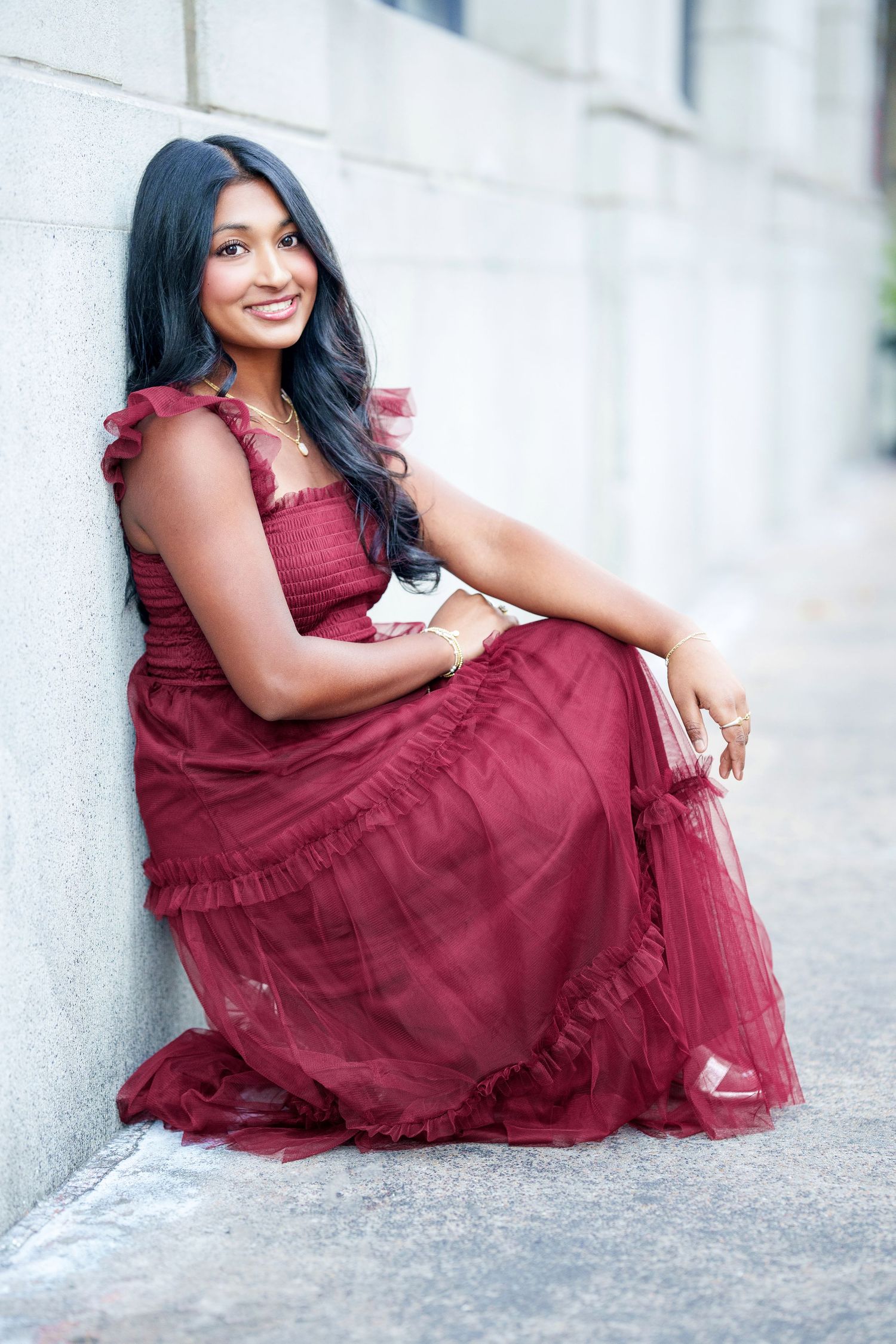 senior girl urban