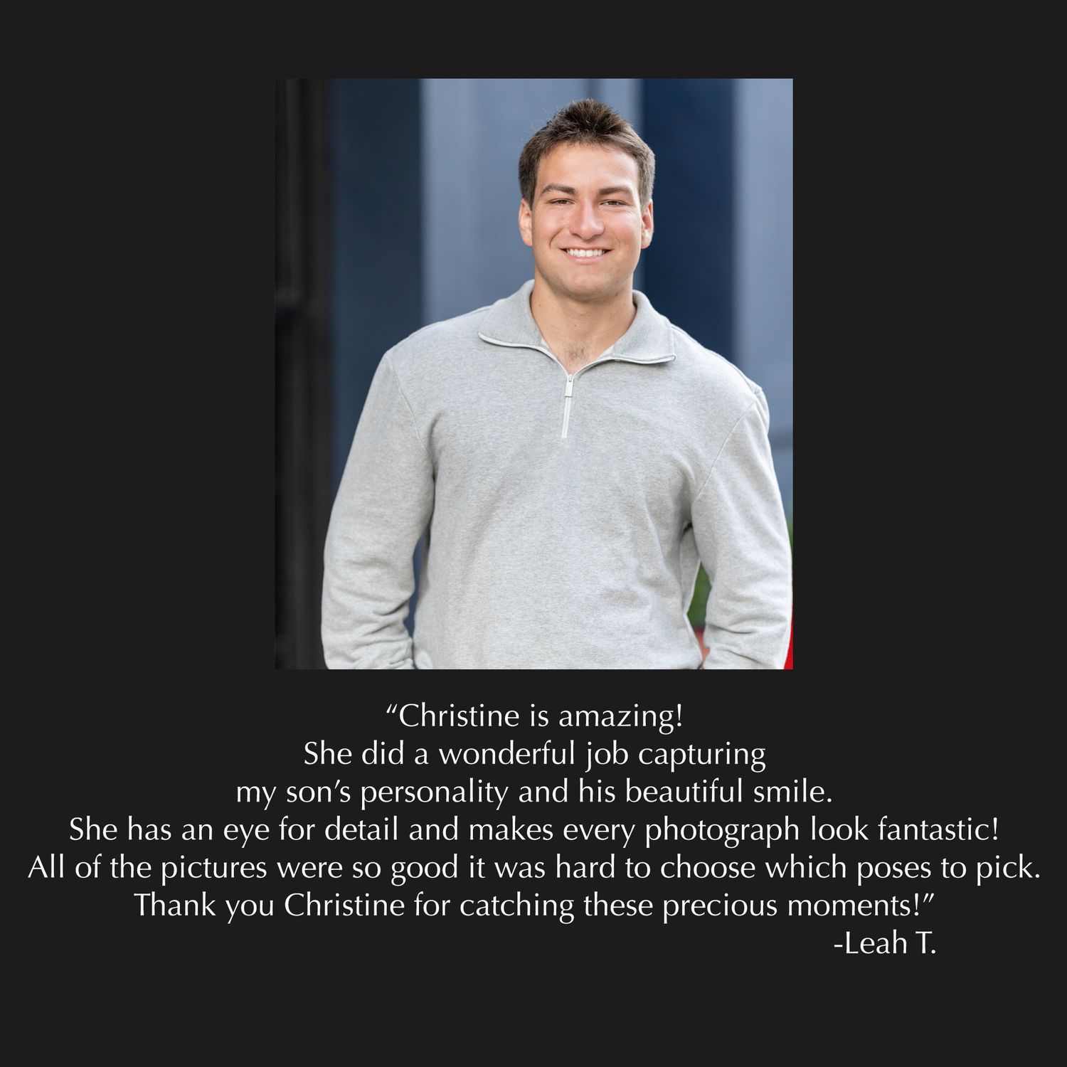 The Woodlands senior photographer reviews for Christine Kiscoe Photography.  What to look for in a senior photographer in the woodlands.