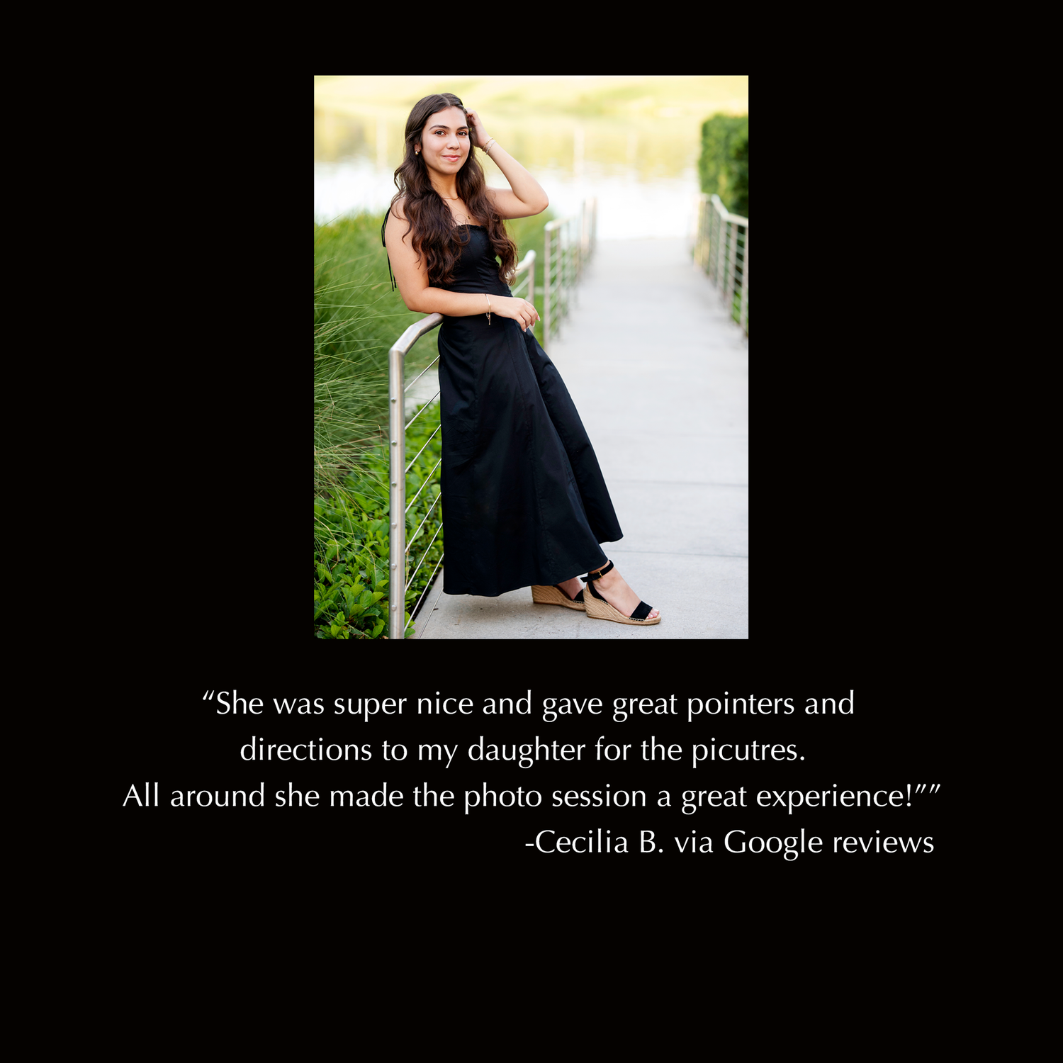Senior girl in nature photo session.  The woodlands senior photographer uses urban and nature mix for senior session.