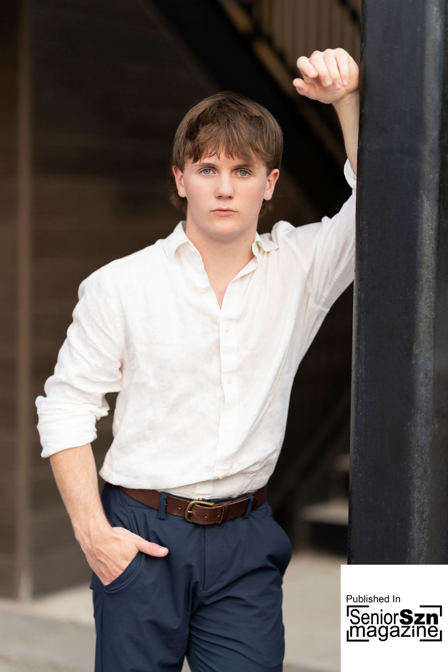 The Woodlands senior photography for guys.  Urban senior photos in Conroe.