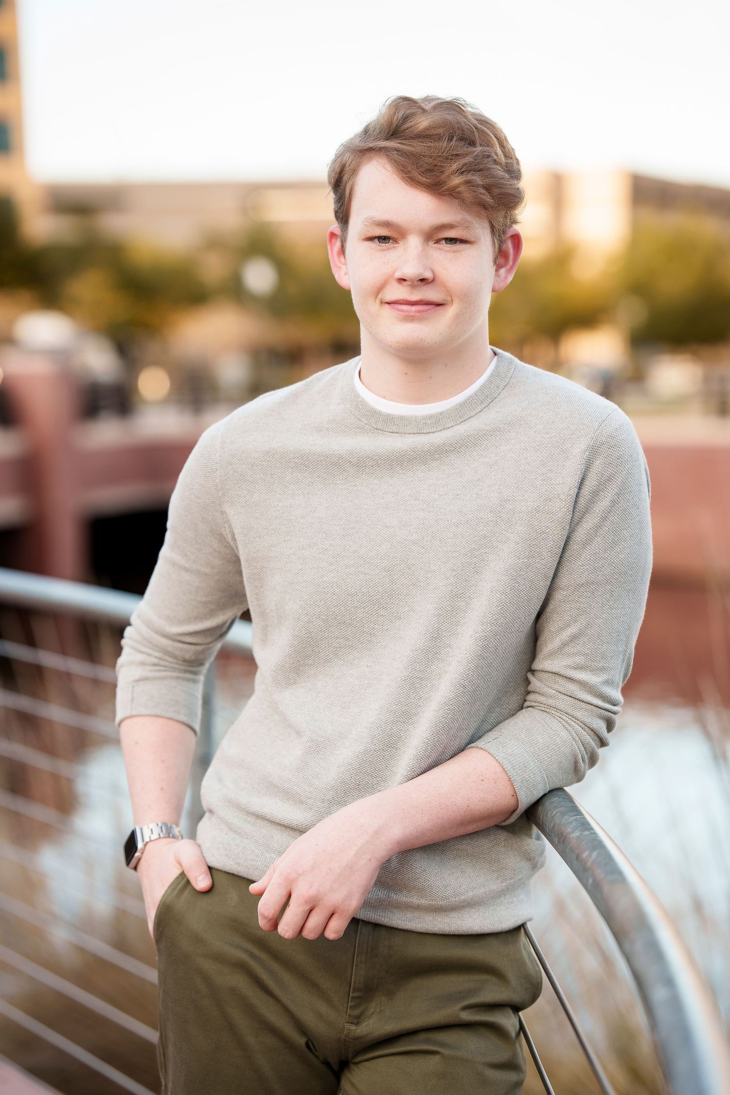 senior boy golden hour photographer