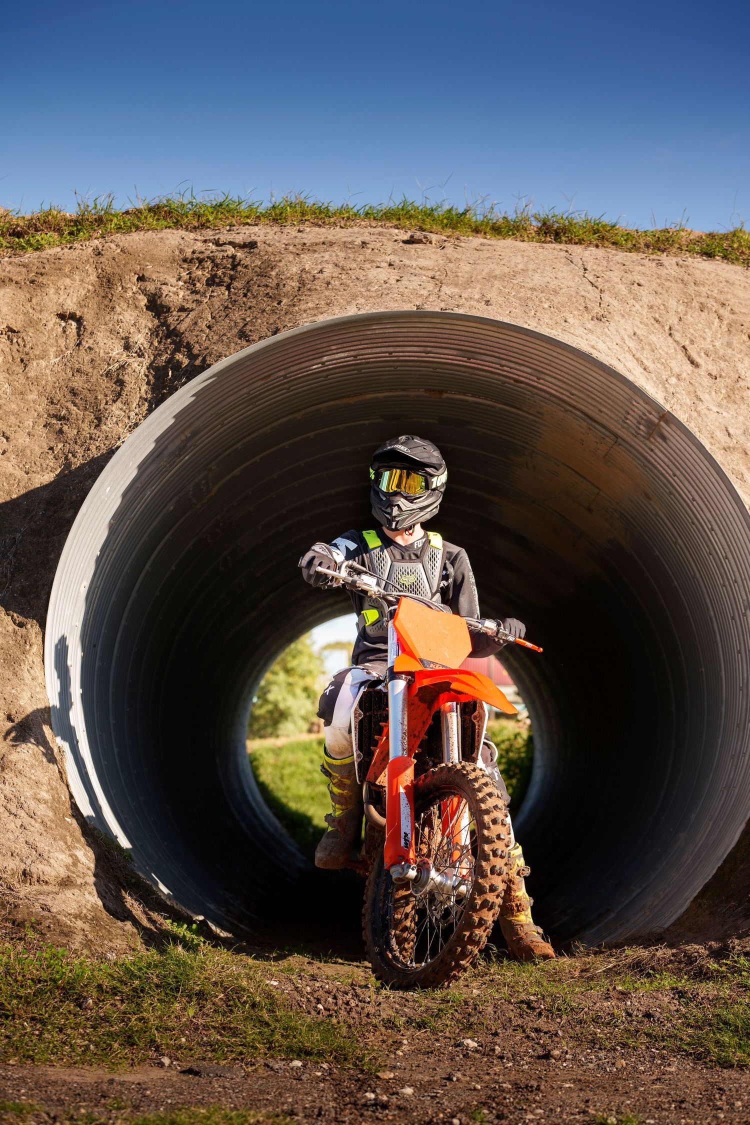 The Woodlands Senior Photographer.  Senior guy photos in the Woodlands.  Senior dirt bike motocross photos