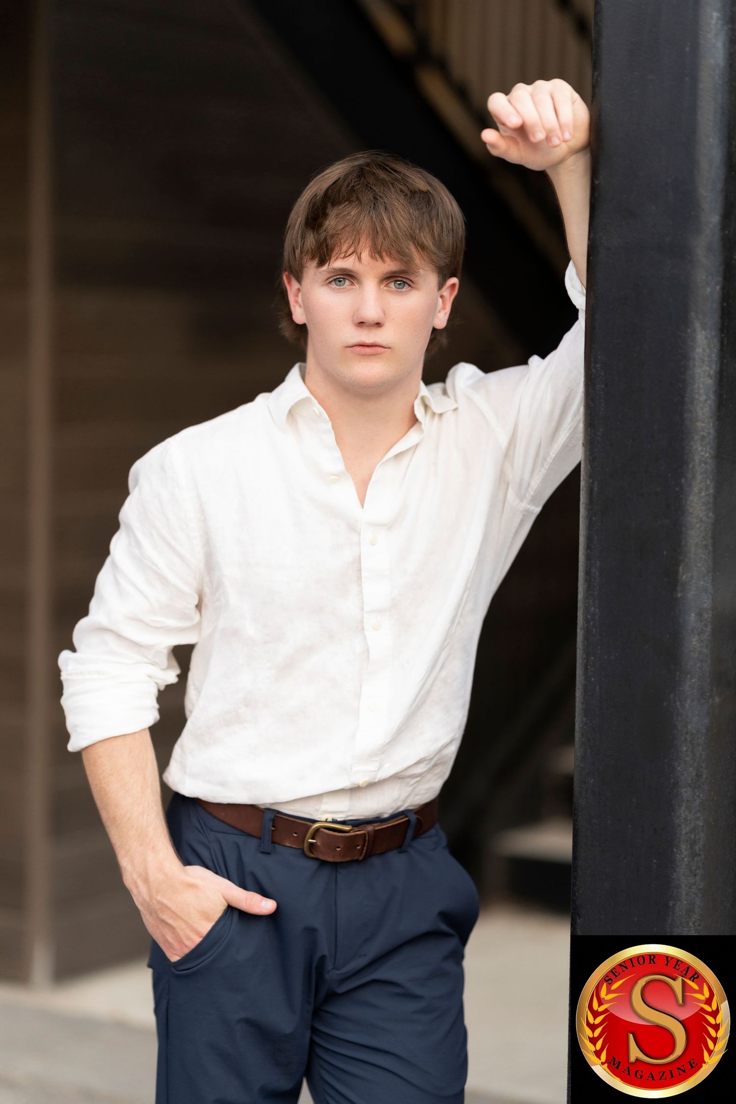 The Woodlands senior photography for guys