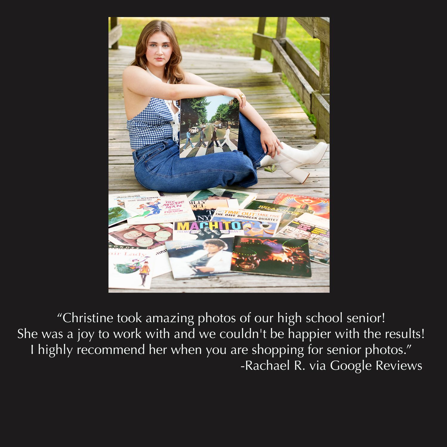 The Woodlands senior photographer reviews for Christine Kiscoe Photography.  What to look for in a senior photographer in the woodlands.
