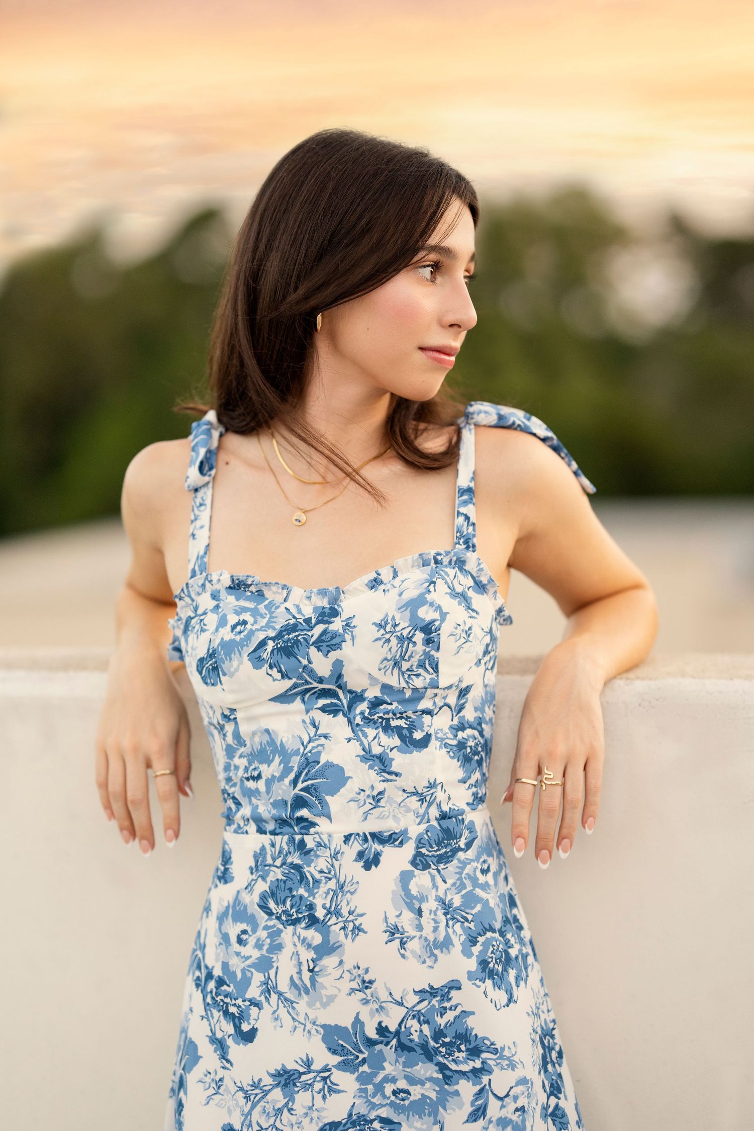 The Woodlands senior photographer.  Sunset senior session