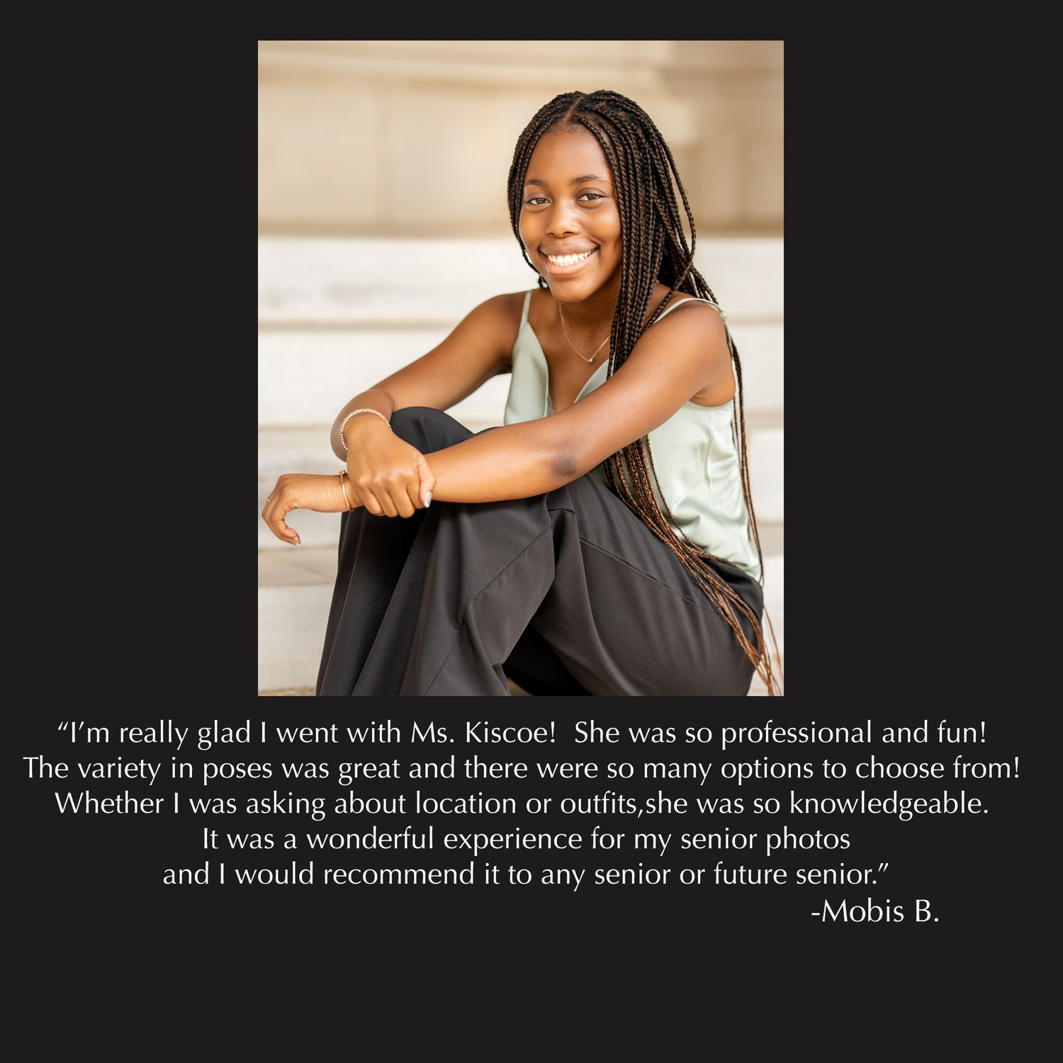 The Woodlands senior photographer reviews for Christine Kiscoe Photography.  What to look for in a senior photographer in the woodlands.