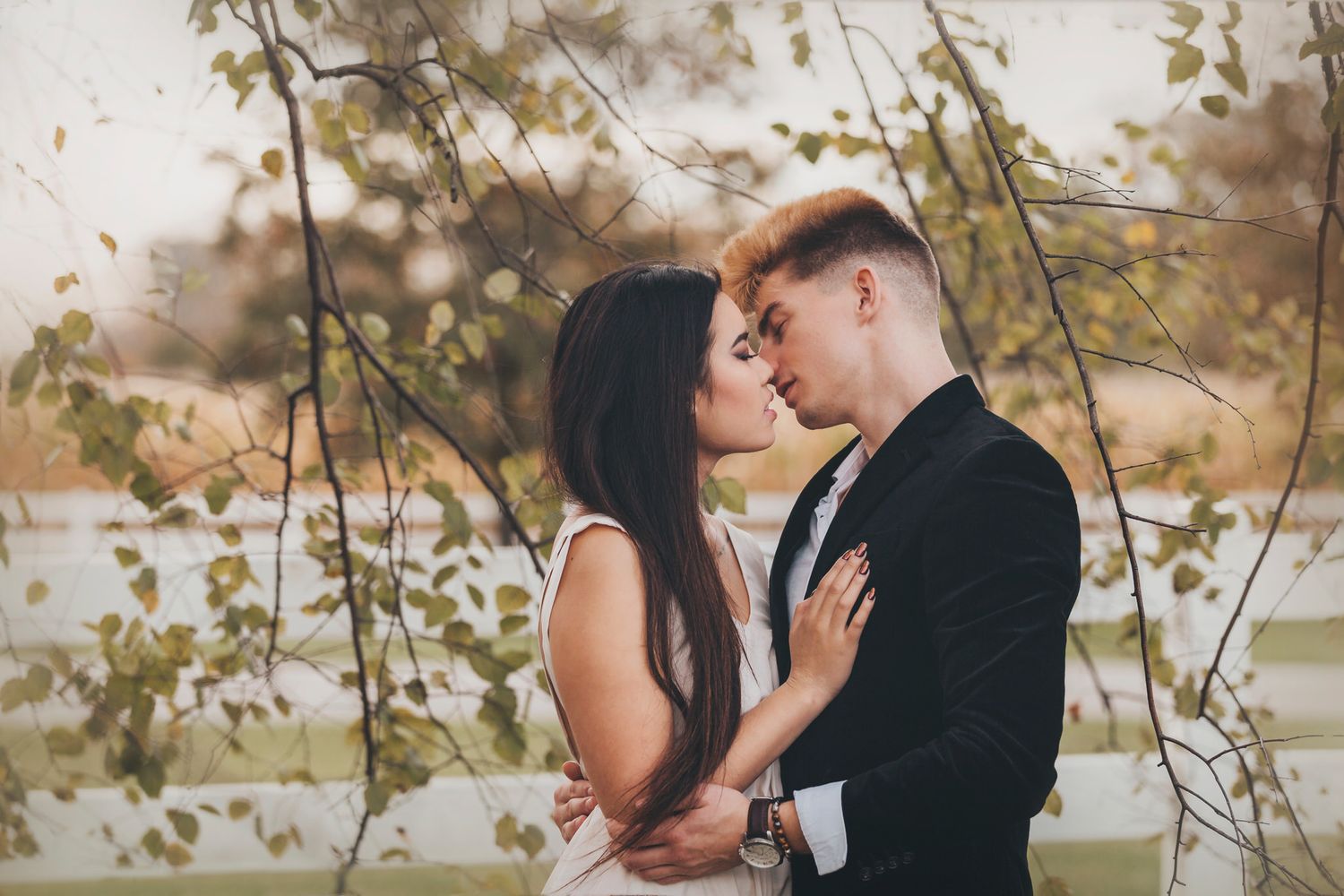 Intimate fine art couple’s portrait — soft tones, emotional connection, and natural light in Southeast Ohio captured by ja’nicole;art