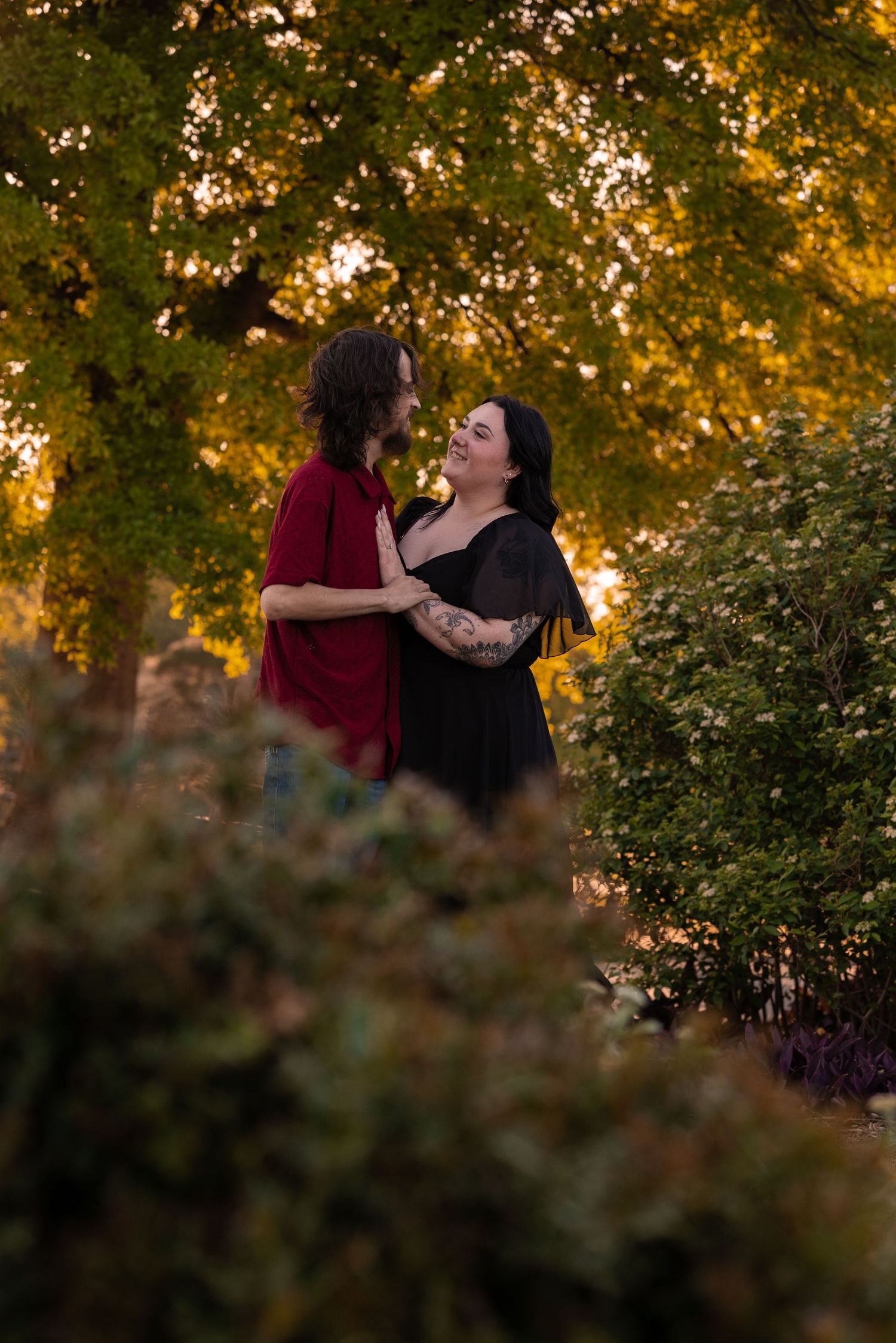 Oklahoma engagement photography, Cheyenne Michelle Photography, Oklahoma City, Warm and moody portrait photography