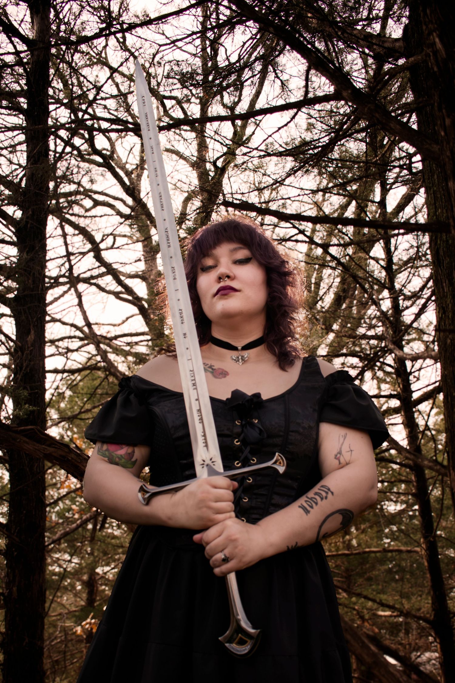 sword fantasy witchy theme photography Oklahoma alternative photographer