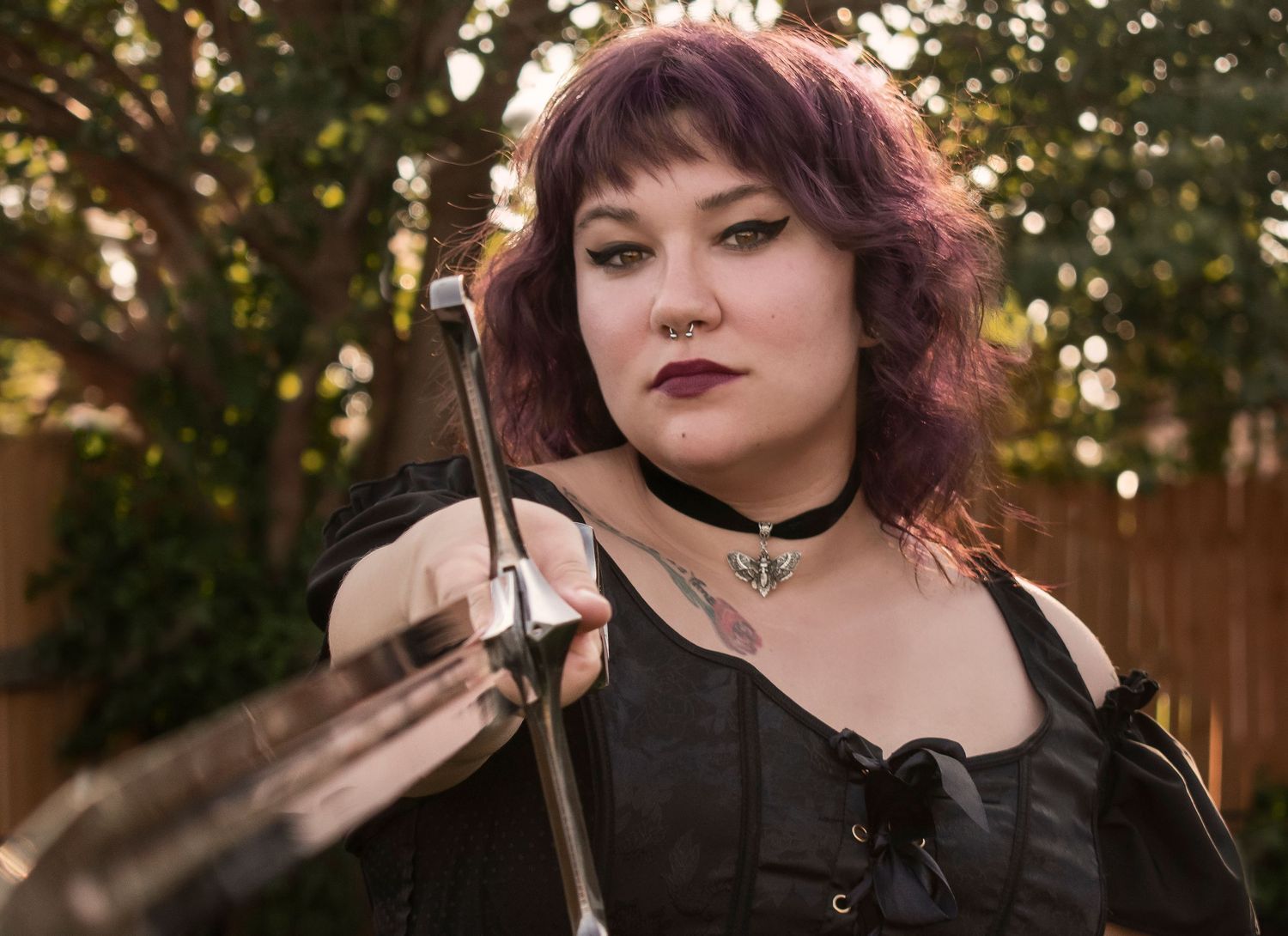 sword fantasy witchy creative theme photography Oklahoma alternative photographer