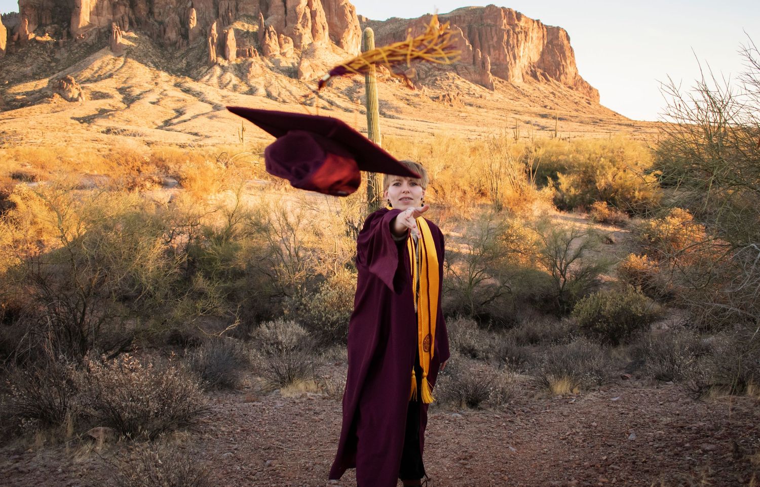 Alternative Western-style senior portraits, Old West theme graduation portraits, warm and moody senior portraits, Oklahoma photographer