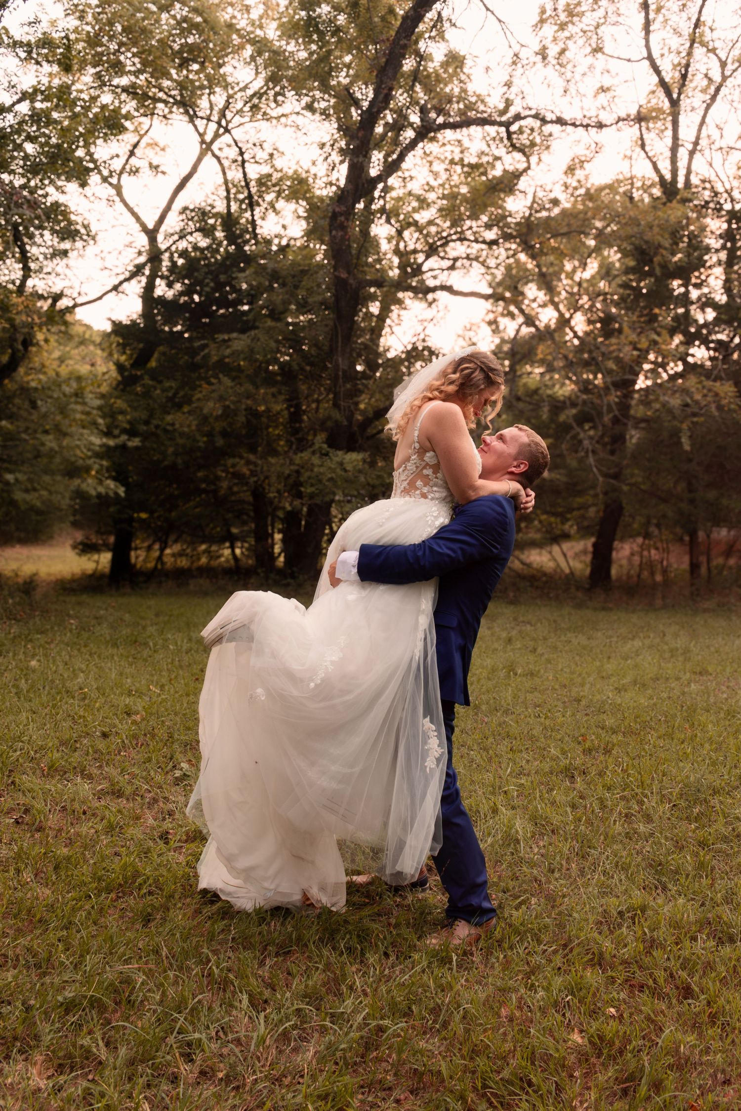 Moody tone wedding Cheyenne Michelle Photography Oklahoma wedding photographer bride and groom portrait creative bridal photography