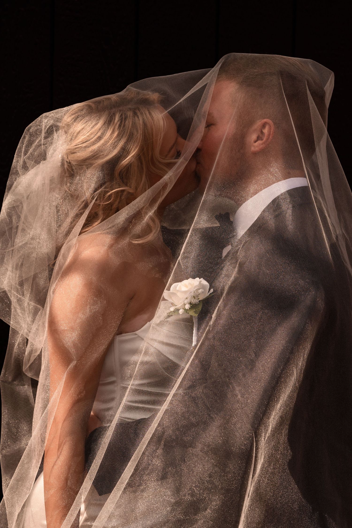 Moody tone wedding Cheyenne Michelle Photography Oklahoma wedding photographer bride and