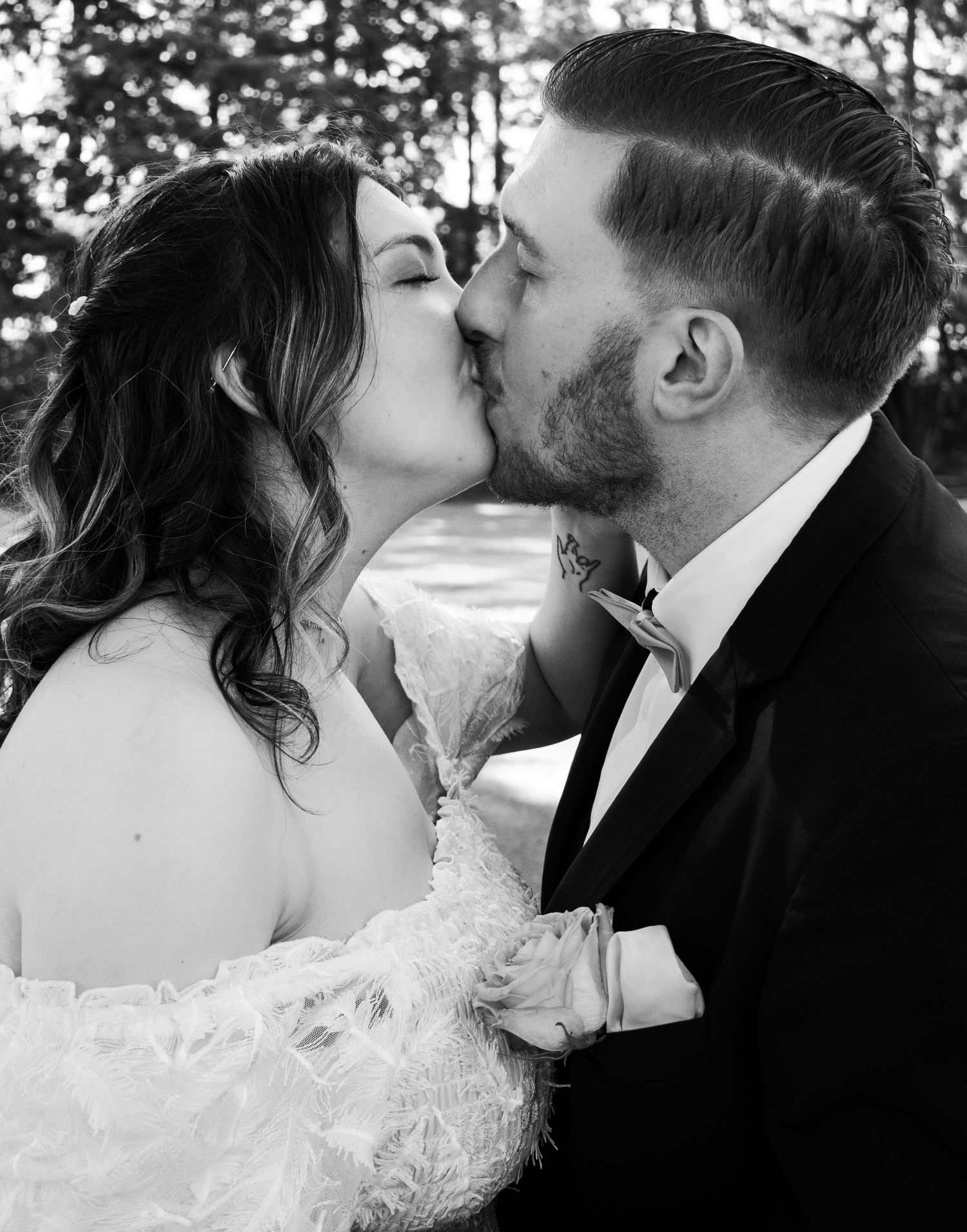 Black and white wedding photography, cinematic wedding photography, moody wedding photography, Oklahoma photographer