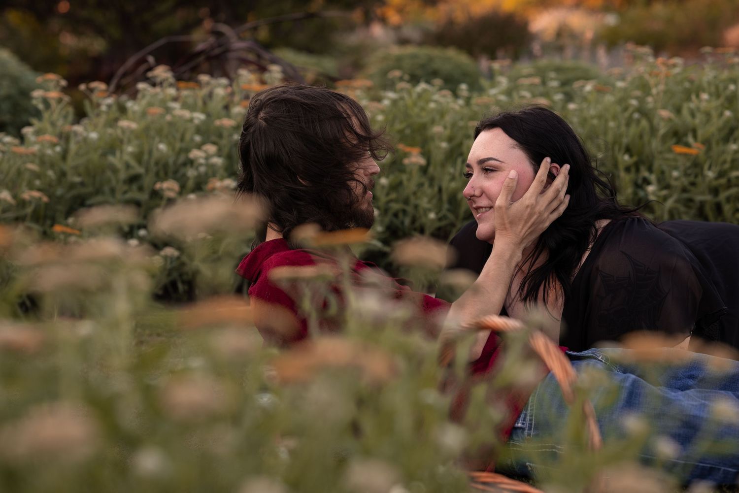 Oklahoma engagement photography, Cheyenne Michelle Photography, Oklahoma City, Warm and moody portrait photography