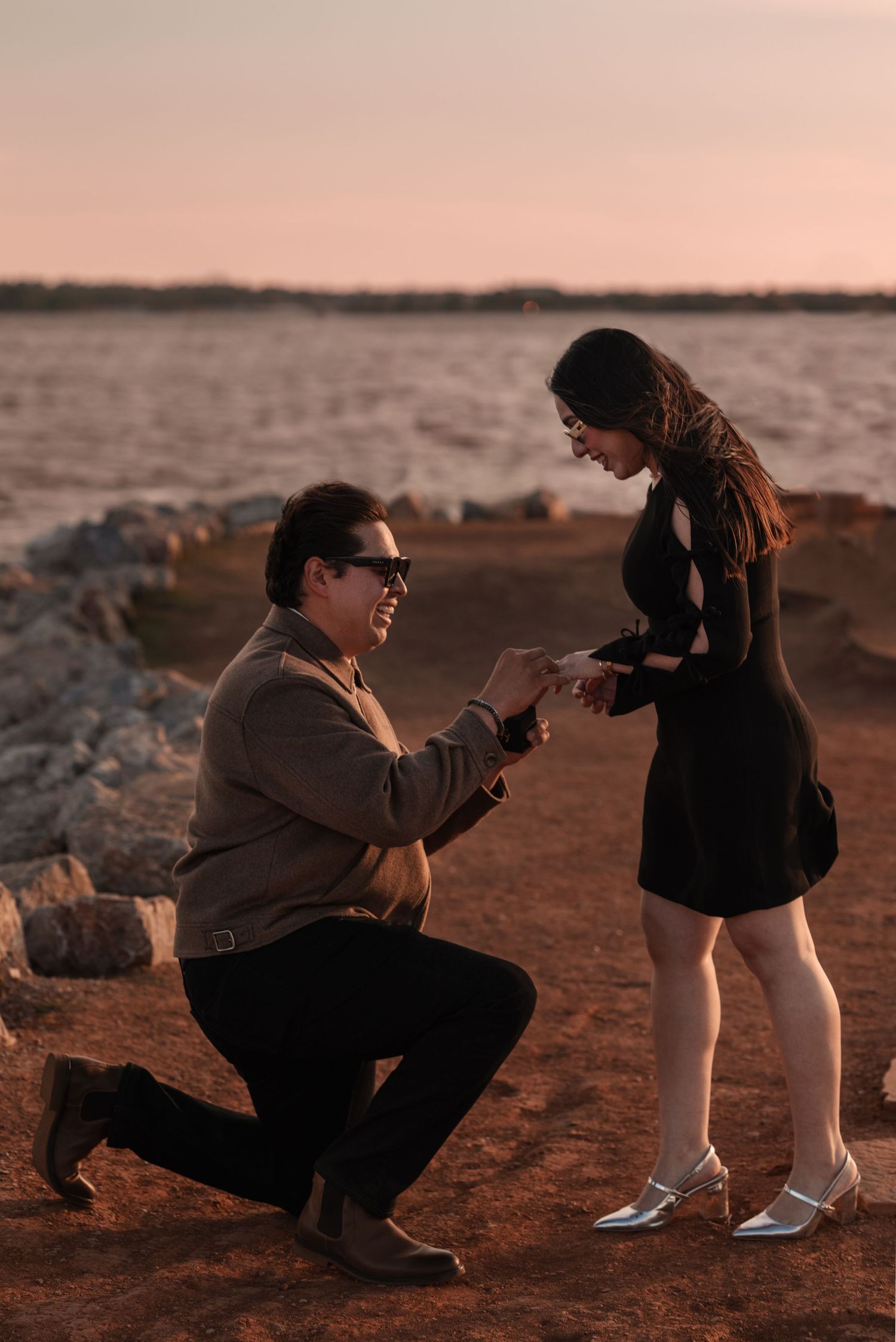 Oklahoma engagement photography, Cheyenne Michelle Photography, Oklahoma City, Warm and moody portrait photography