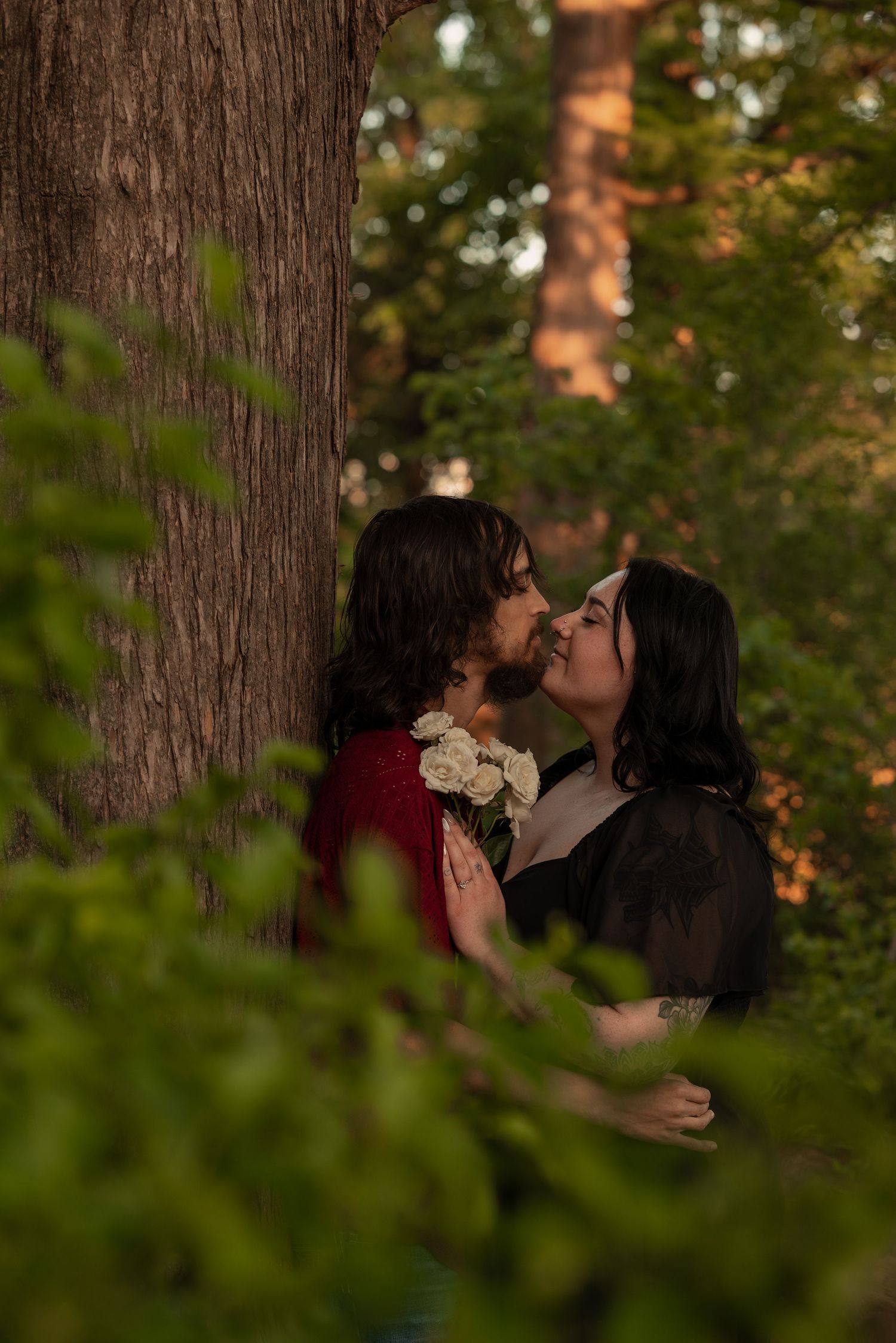 Oklahoma engagement photography, Cheyenne Michelle Photography, Oklahoma City, Warm and moody portrait photography