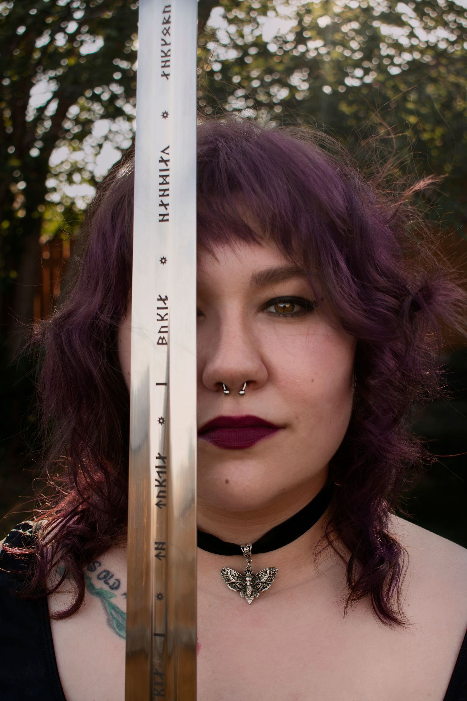 sword fantasy witchy photography Oklahoma alternative photographer