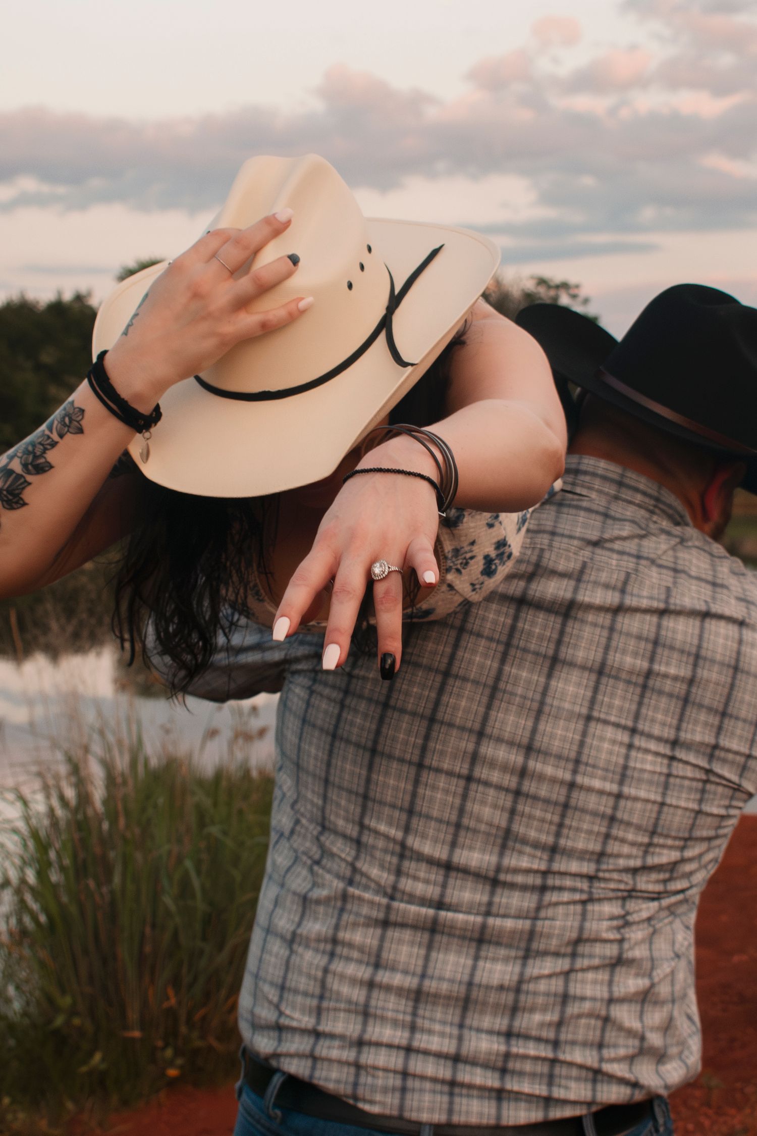 western engagement photography couples photoshoot Oklahoma photographer moody photography