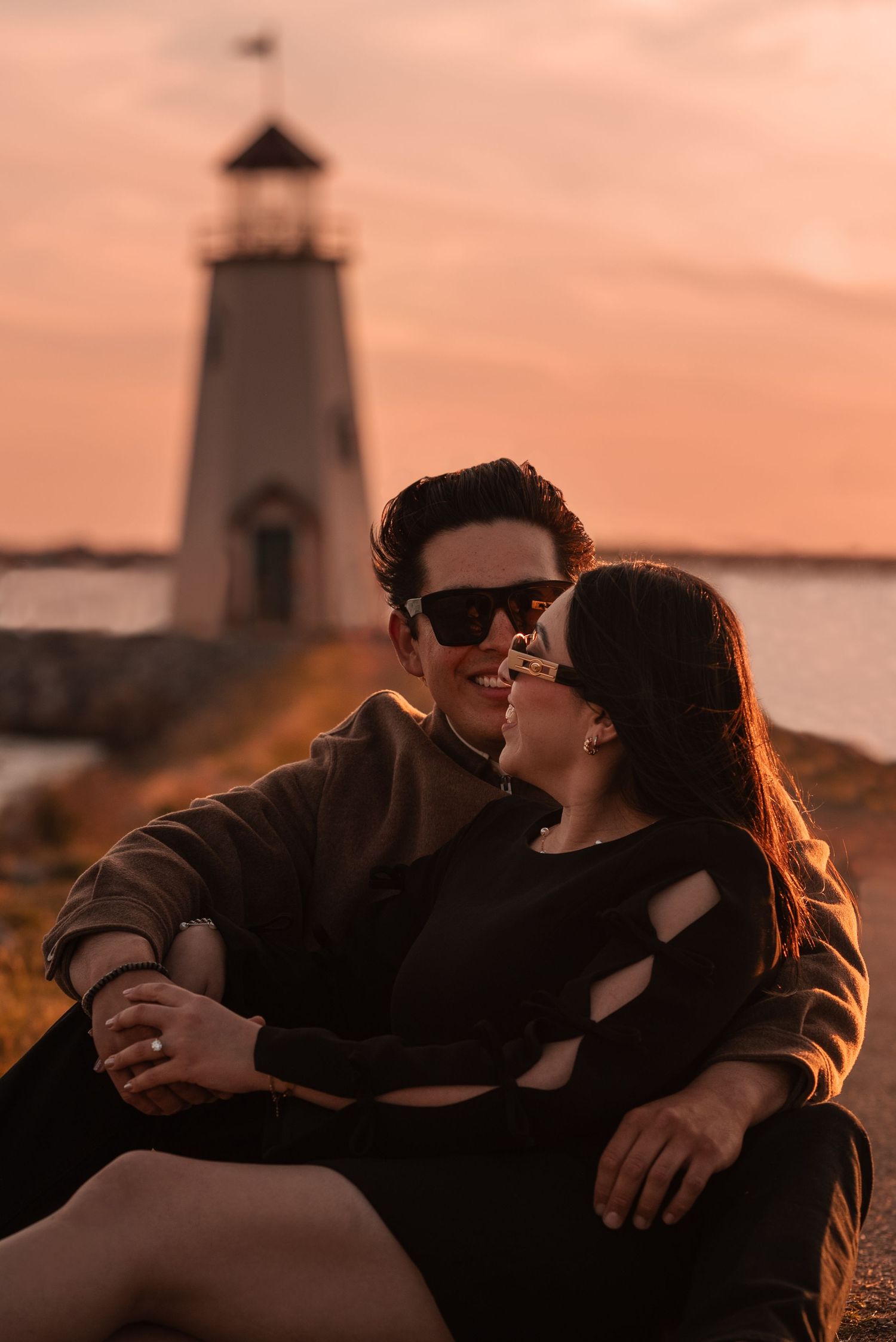 Oklahoma engagement photography, Cheyenne Michelle Photography, Oklahoma City, Warm and moody portrait photography