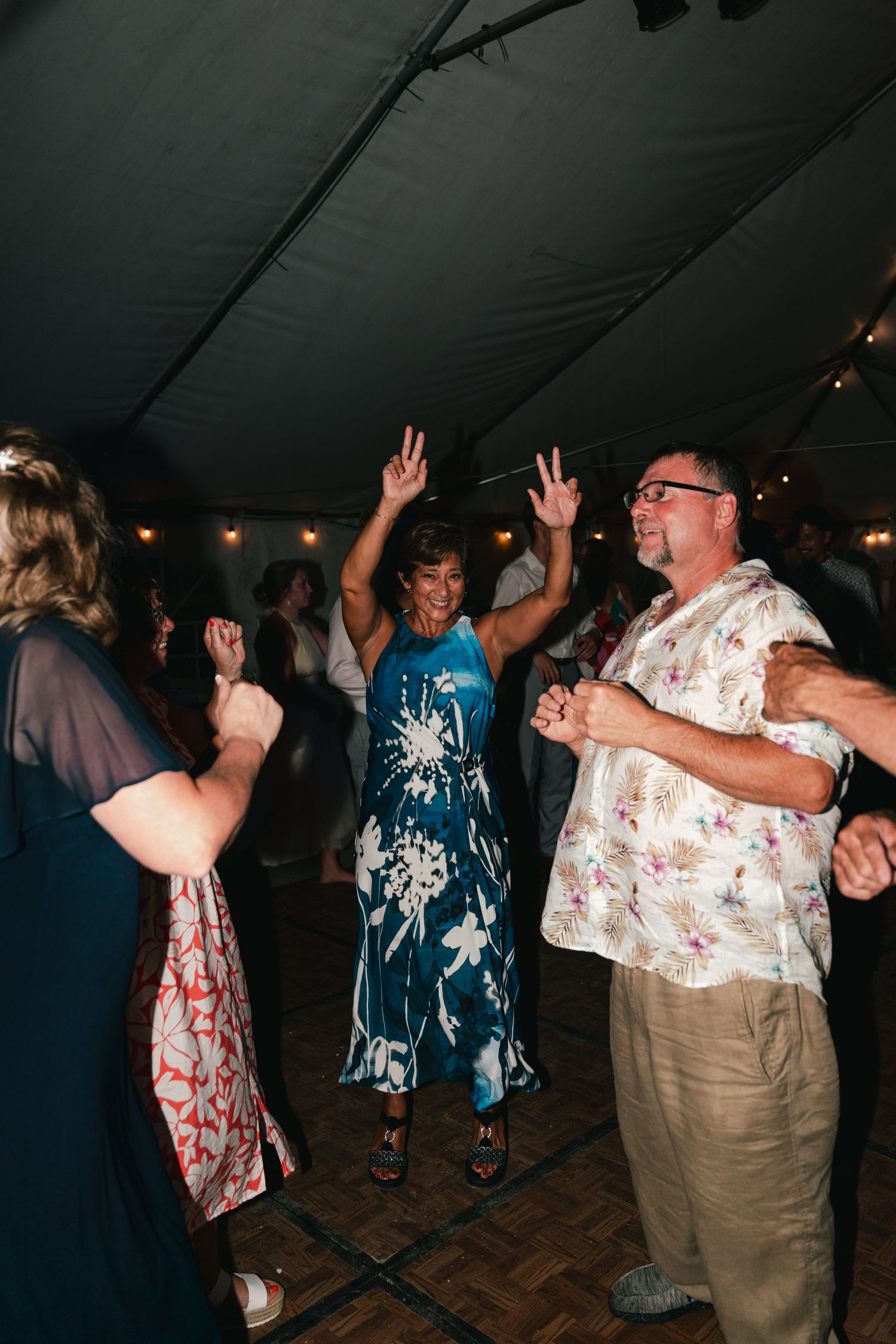 reception, woman dancing