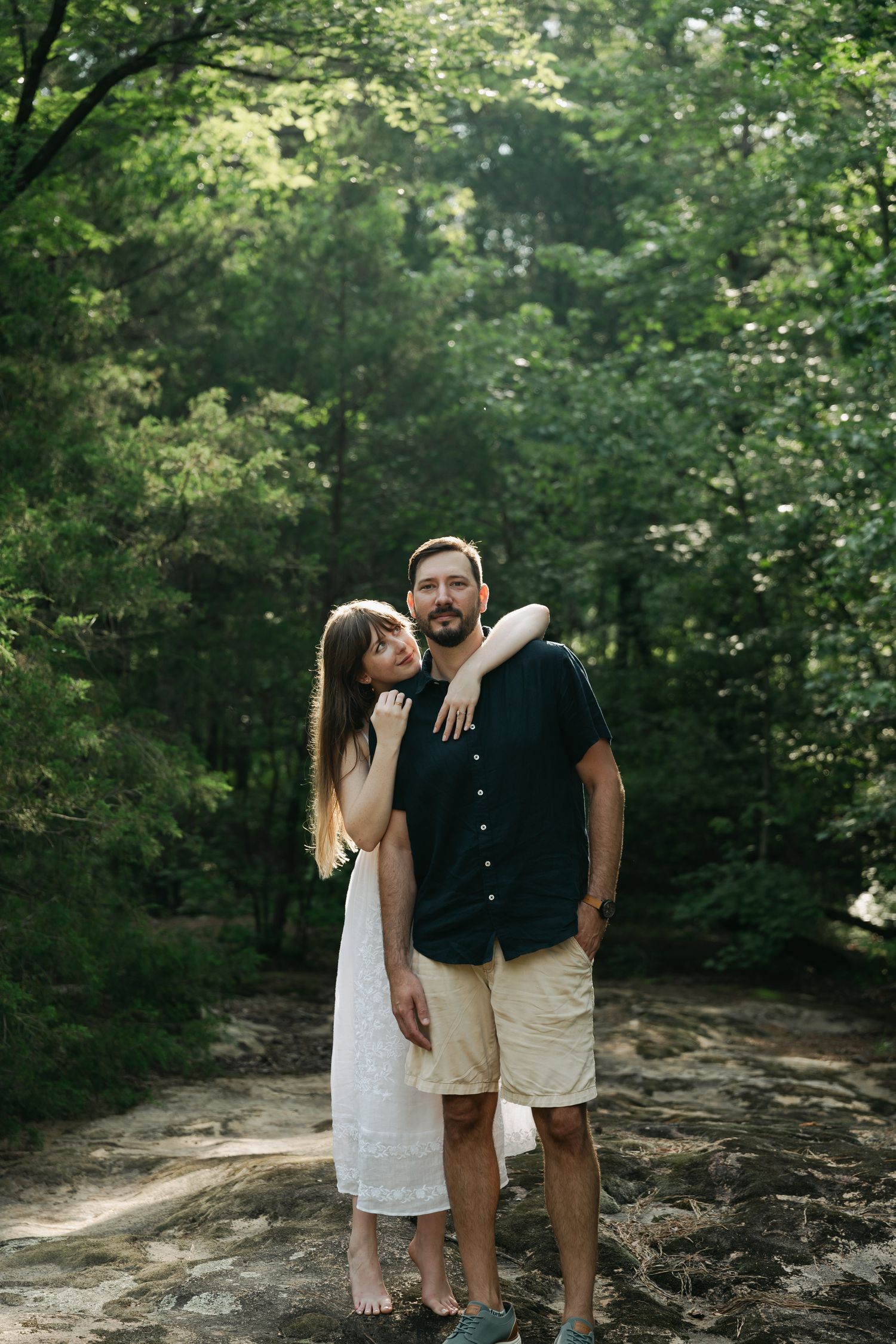 couple smiling at camera