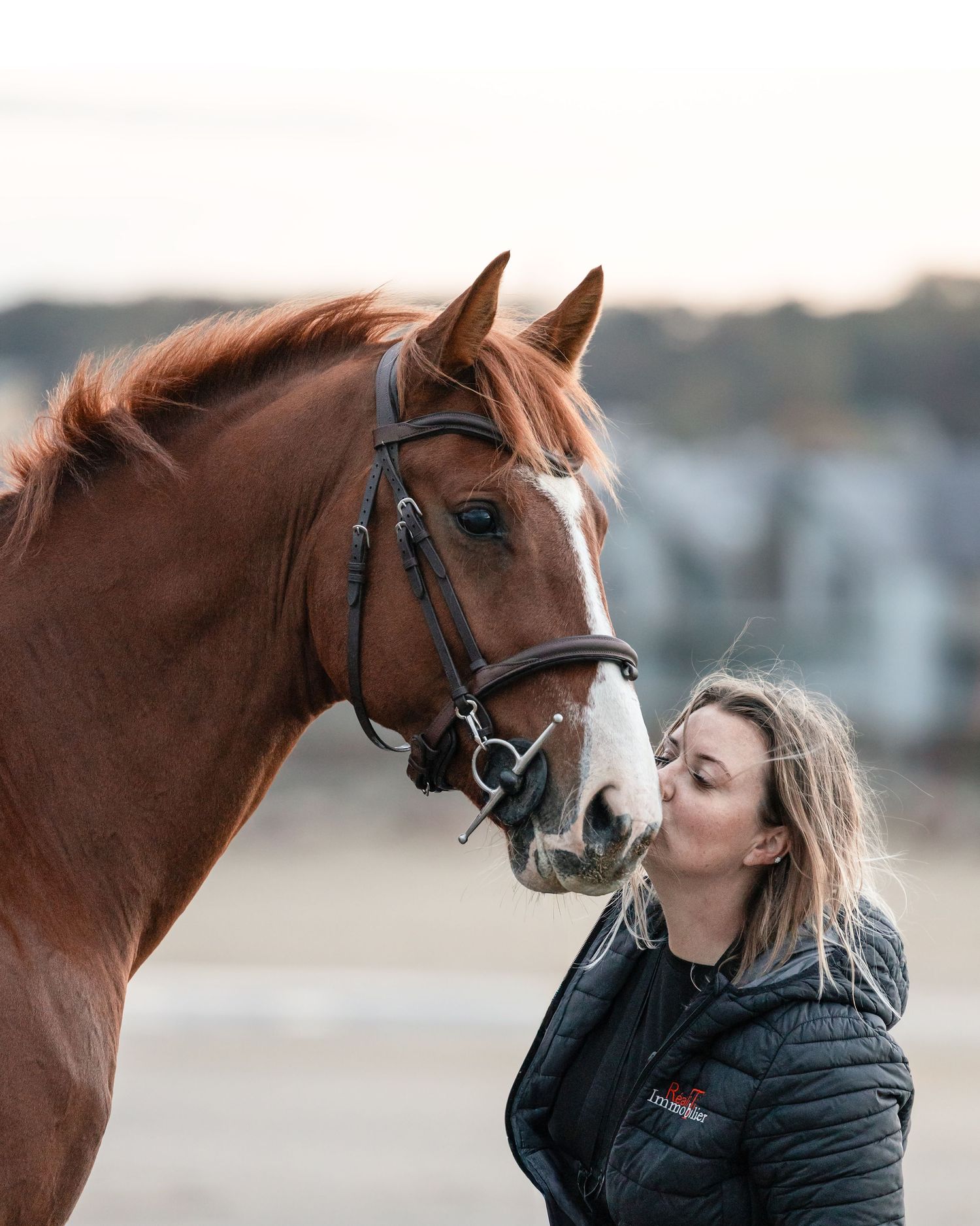 Shooting photo cheval  plage Normandie - Photographe cheval Normandie - Shooting cheval plage - Photographe équestre Deauville