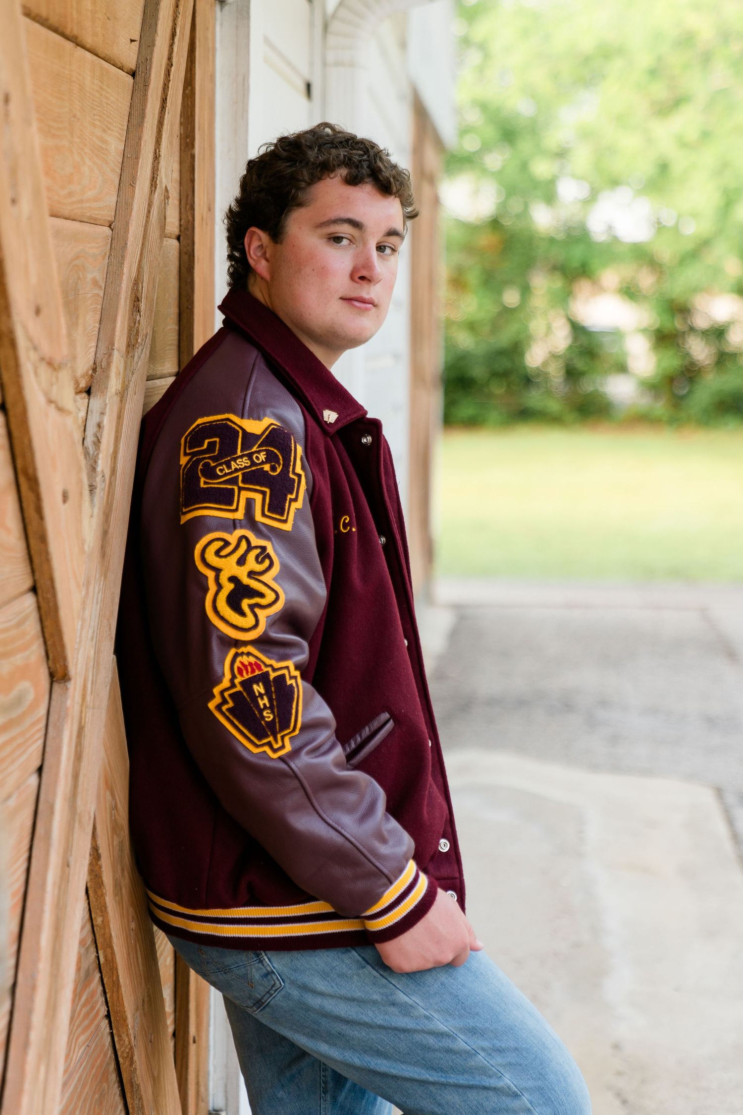 Deer park senior portraits