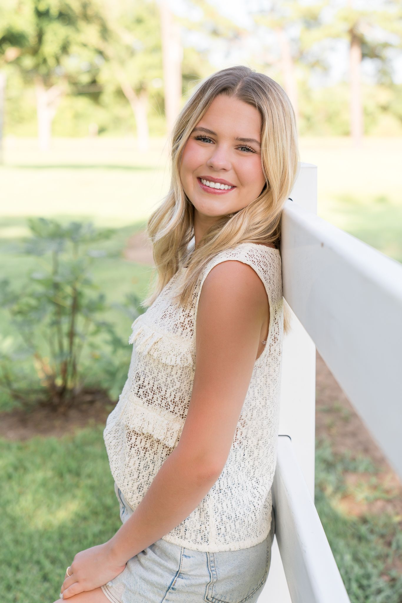 Teen portrait shot by Friendswood photographer