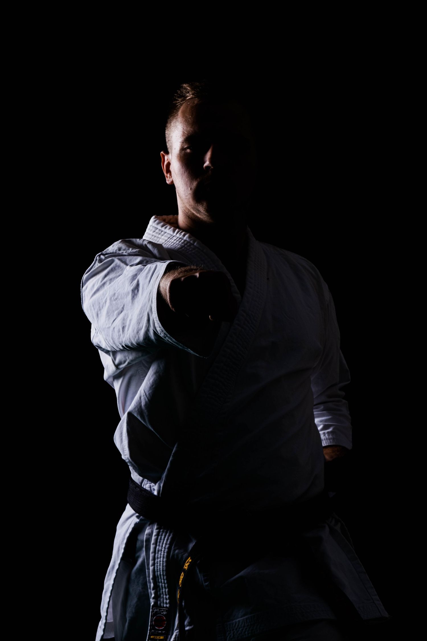 Karate, kovos menai, karate portretai, sporto fotografija