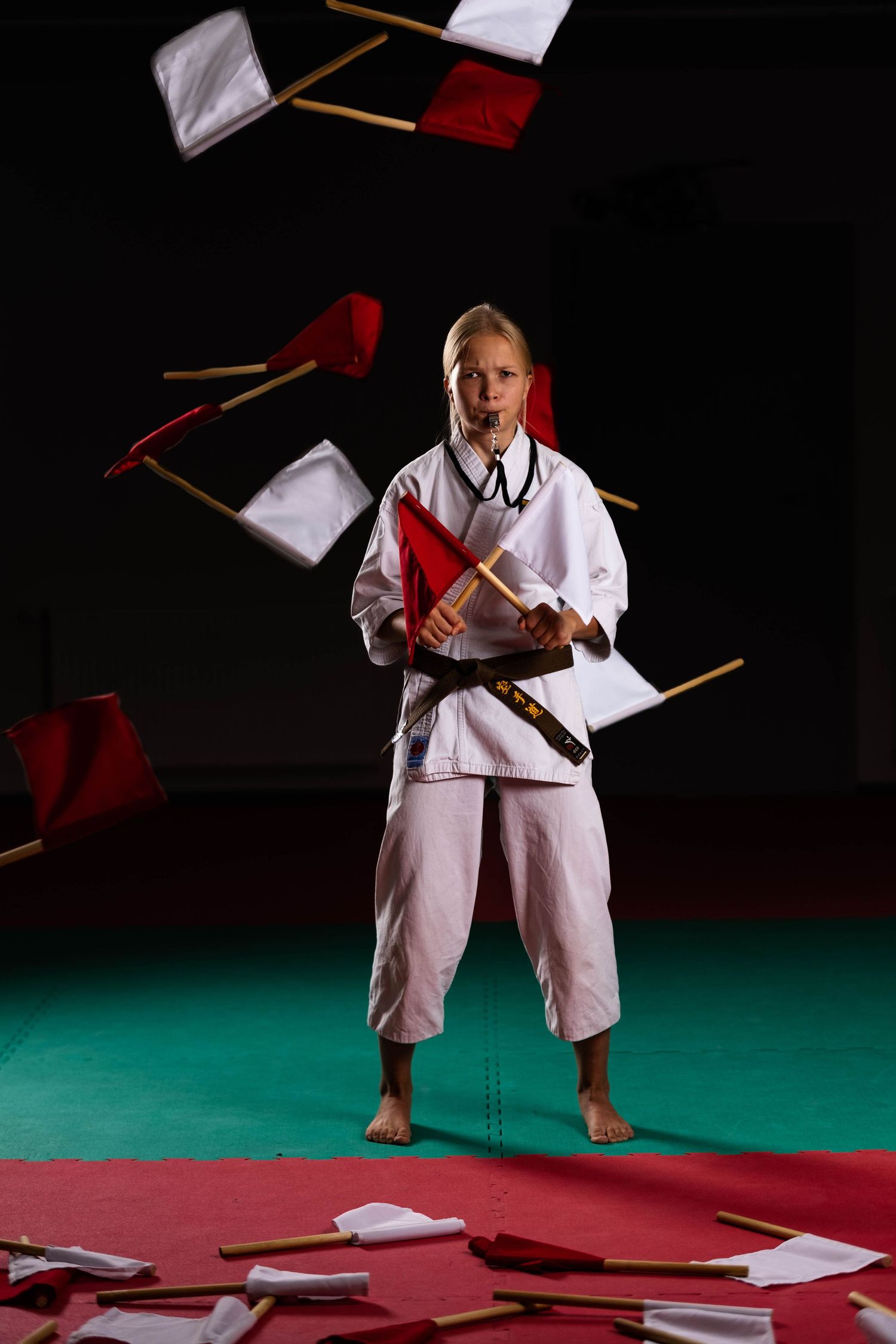 Karate, kovos menai, karate portretai, sporto fotografija