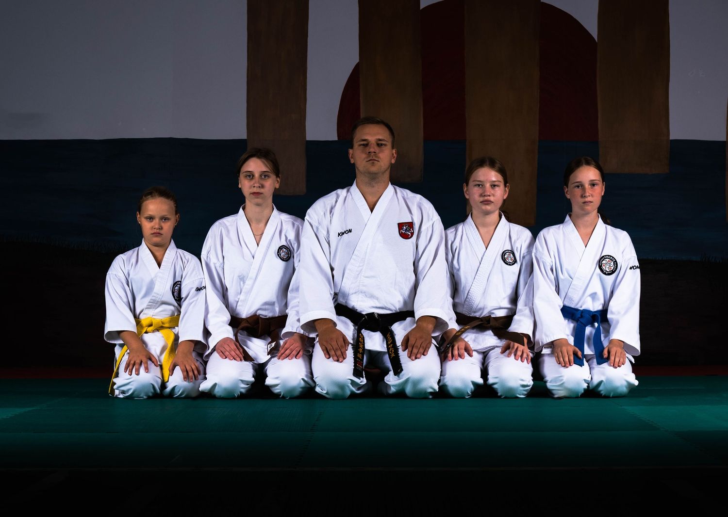 Karate, kovos menai, karate portretai, sporto fotografija