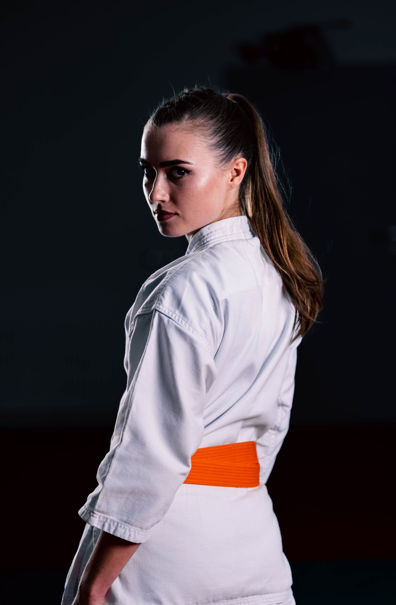 Karate, kovos menai, karate portretai, sporto fotografija
