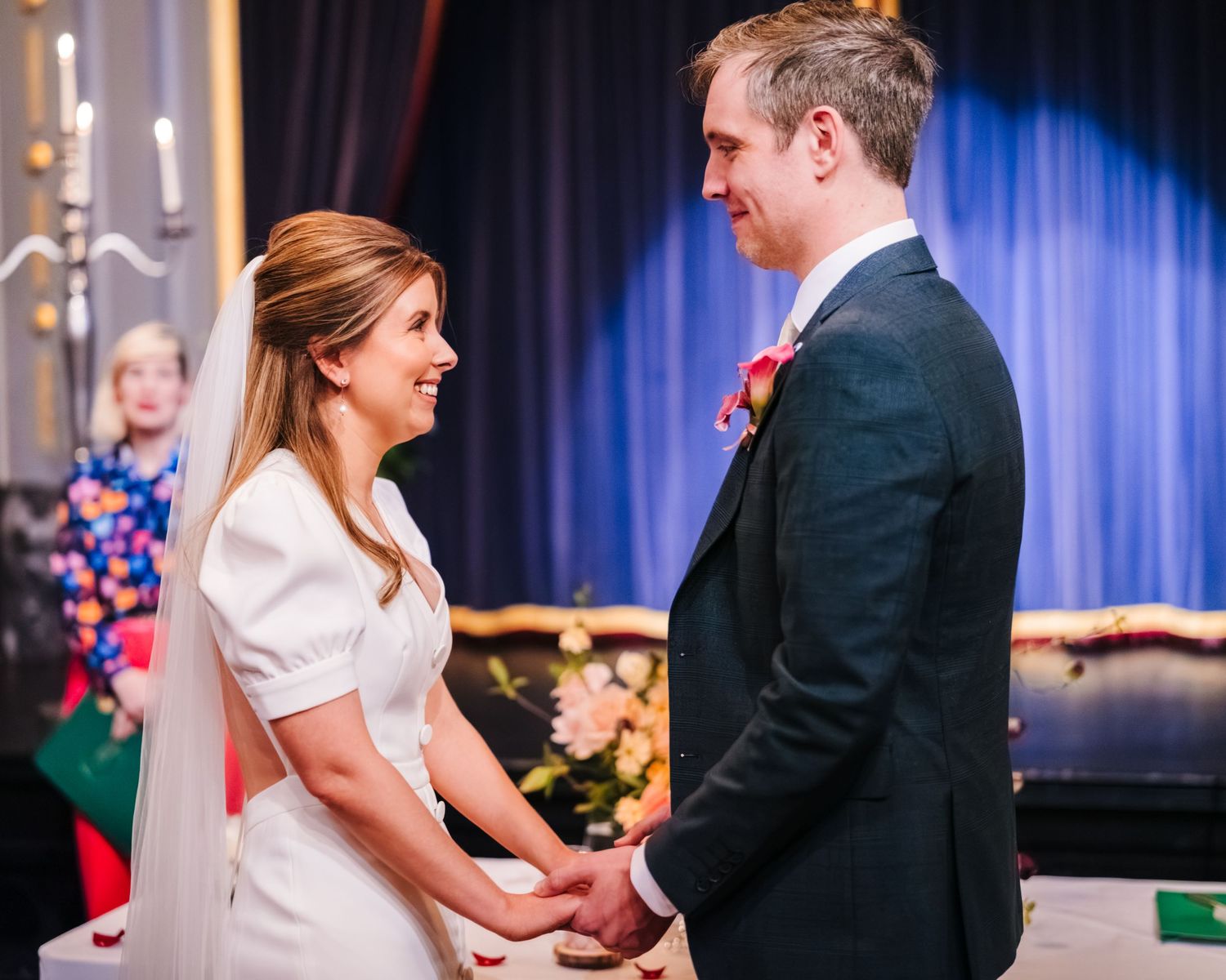 Intimate civil ceremony at the Set Theatre Kilkenny photographed by Dublin wedding photographer