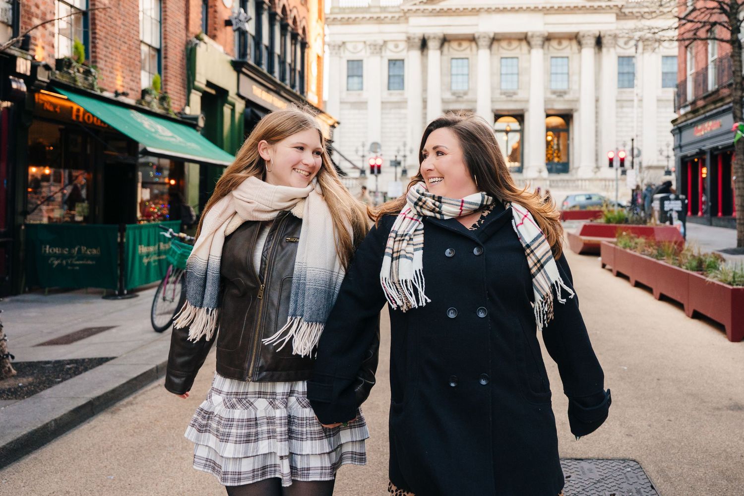 Unposed family moment in Dublin photographed by a professional vacation photographer Ireland