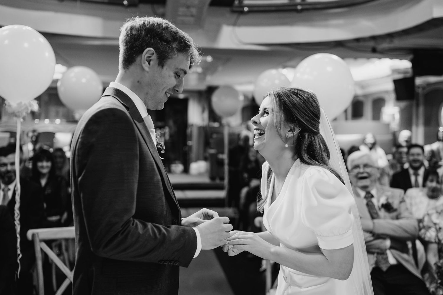 Intimate civil ceremony at the Set Theatre Kilkenny photographed by Dublin wedding photographer