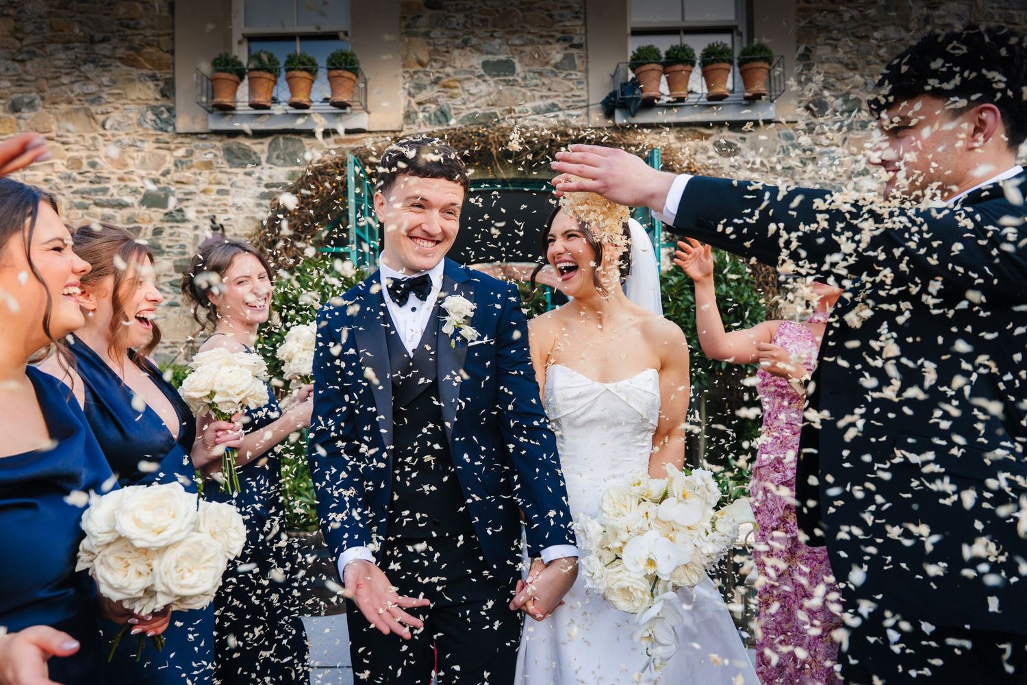 Virginia Park Lodge wedding photographer dublin and ireland Deirdre Rusk Photography Confetti Shot