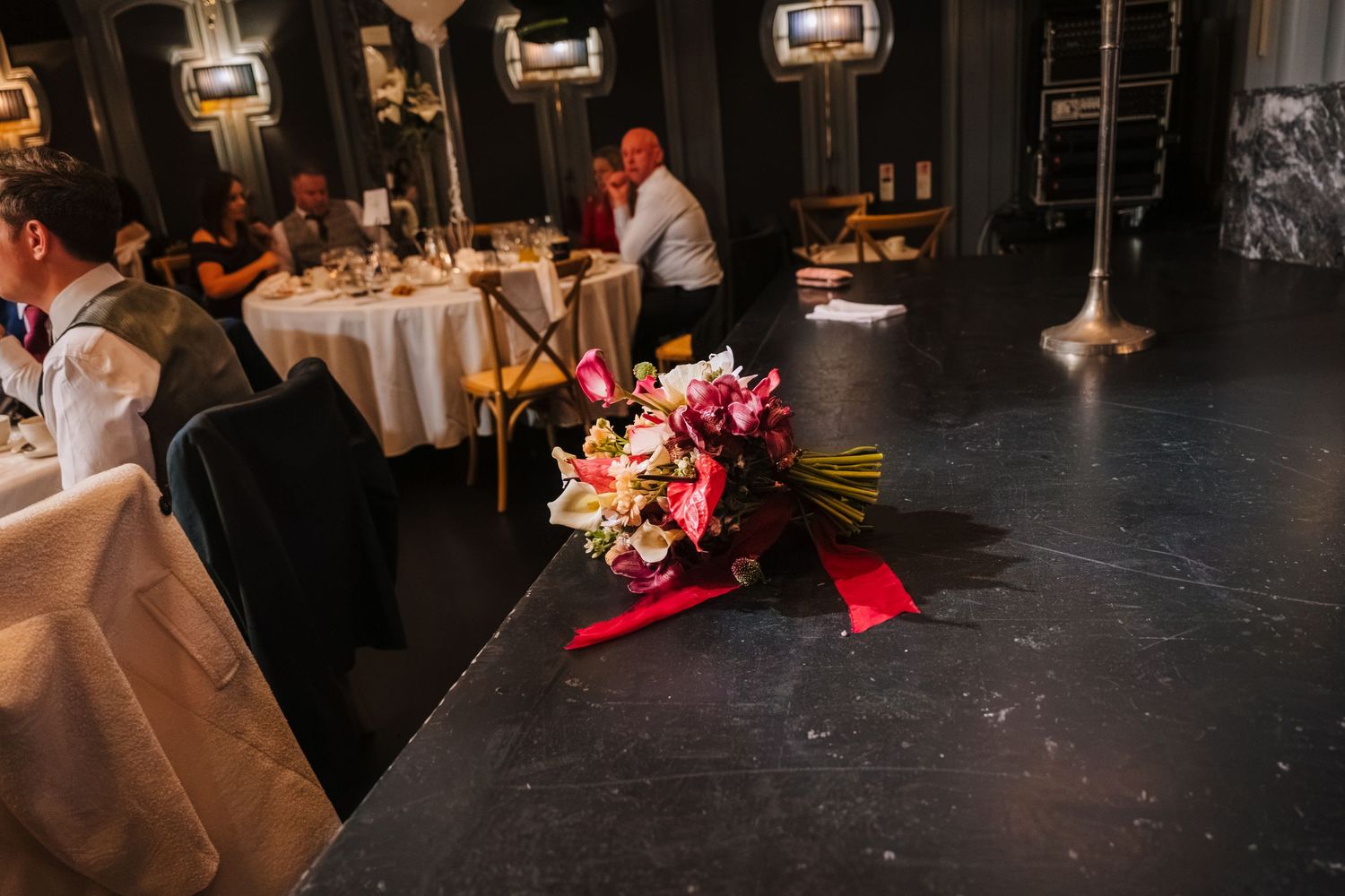 Wedding ceremony at the Set Theatre Langtons Hotel Kilkenny
 Dublin wedding Photographer