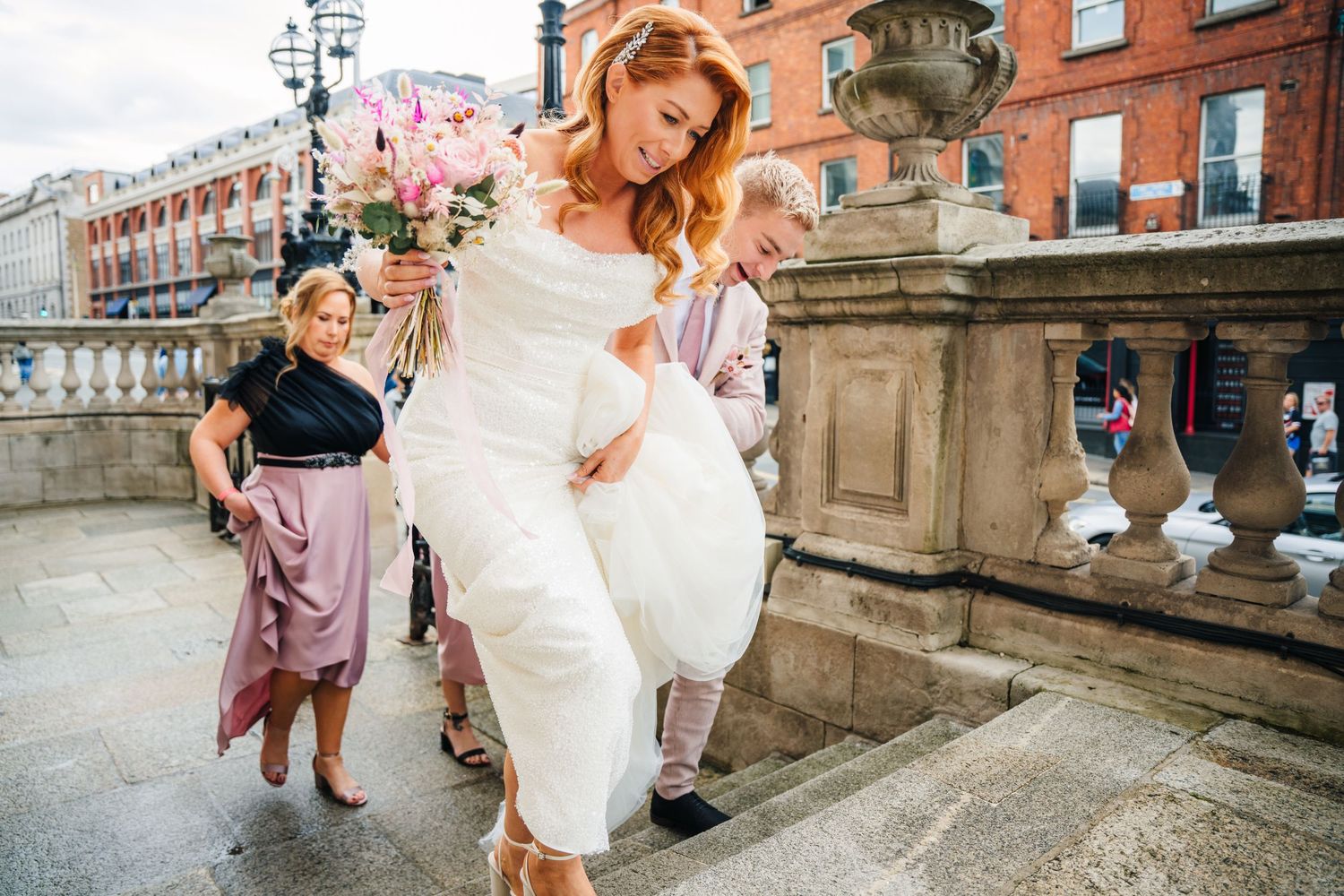 city hall dublin wedding photos
