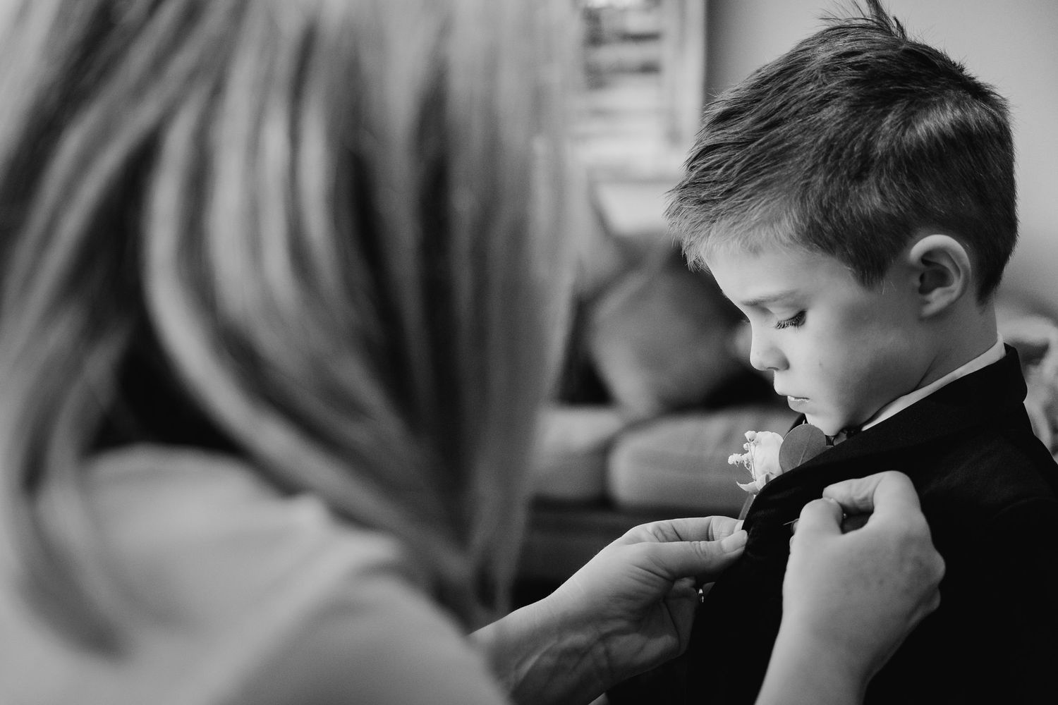 A series of black and white photographs showing children in pensive and contemplative poses. Ballymagarvey Wedding photographer