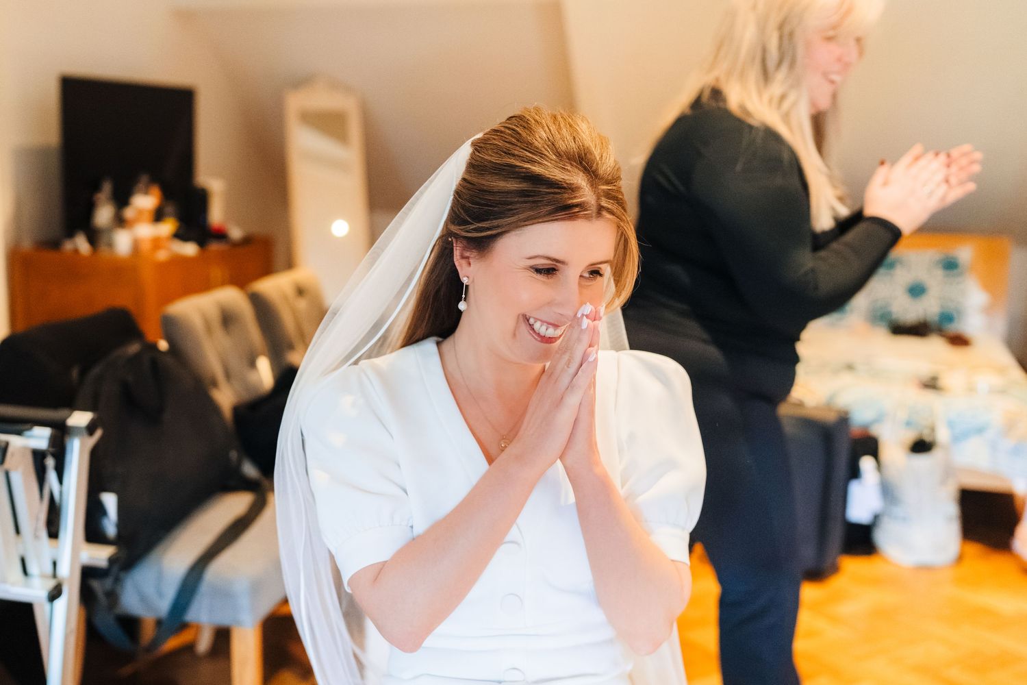 Moody wedding portraits at the Set Theatre Kilkenny Ireland