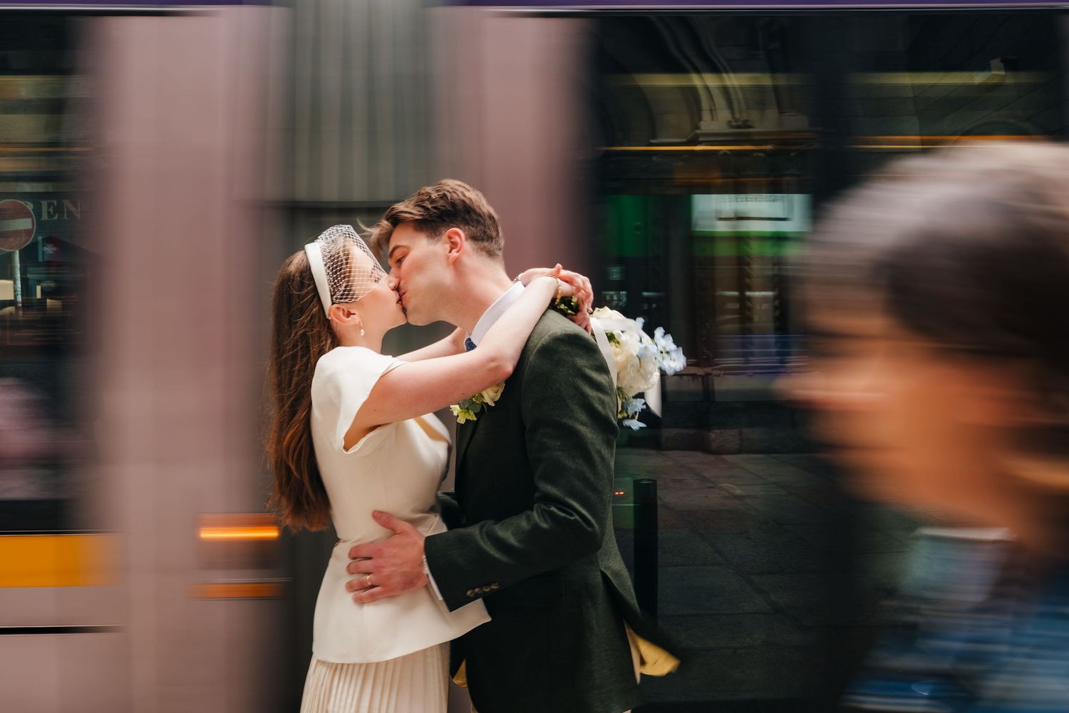 candid natural documentary wedding photographer dublin trinity college city