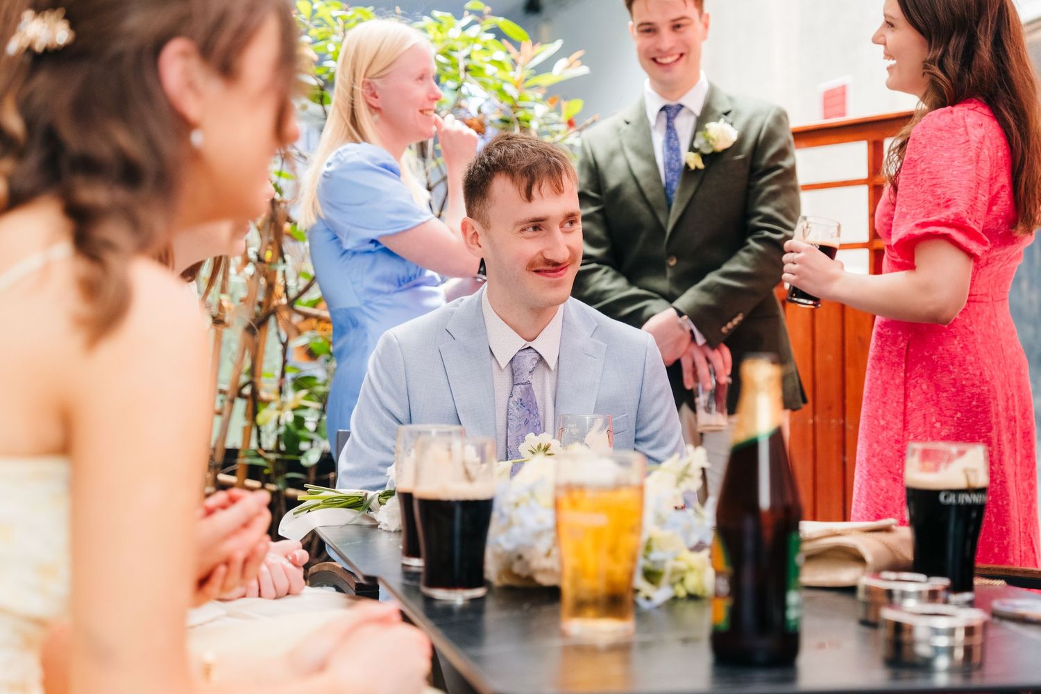 candid natural documentary wedding photographer dublin trinity college city