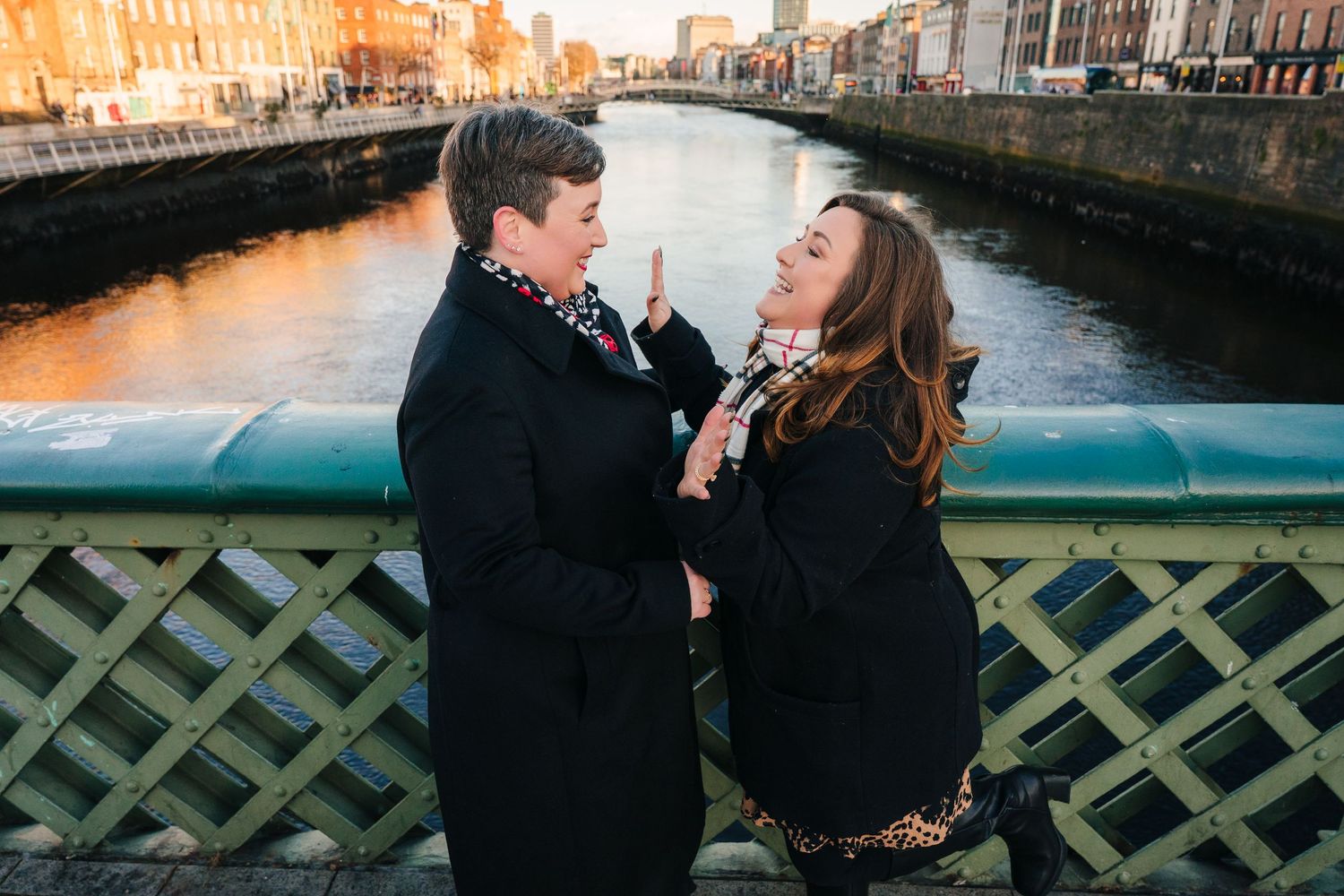 Unposed family moment in Dublin photographed by a professional vacation photographer Ireland