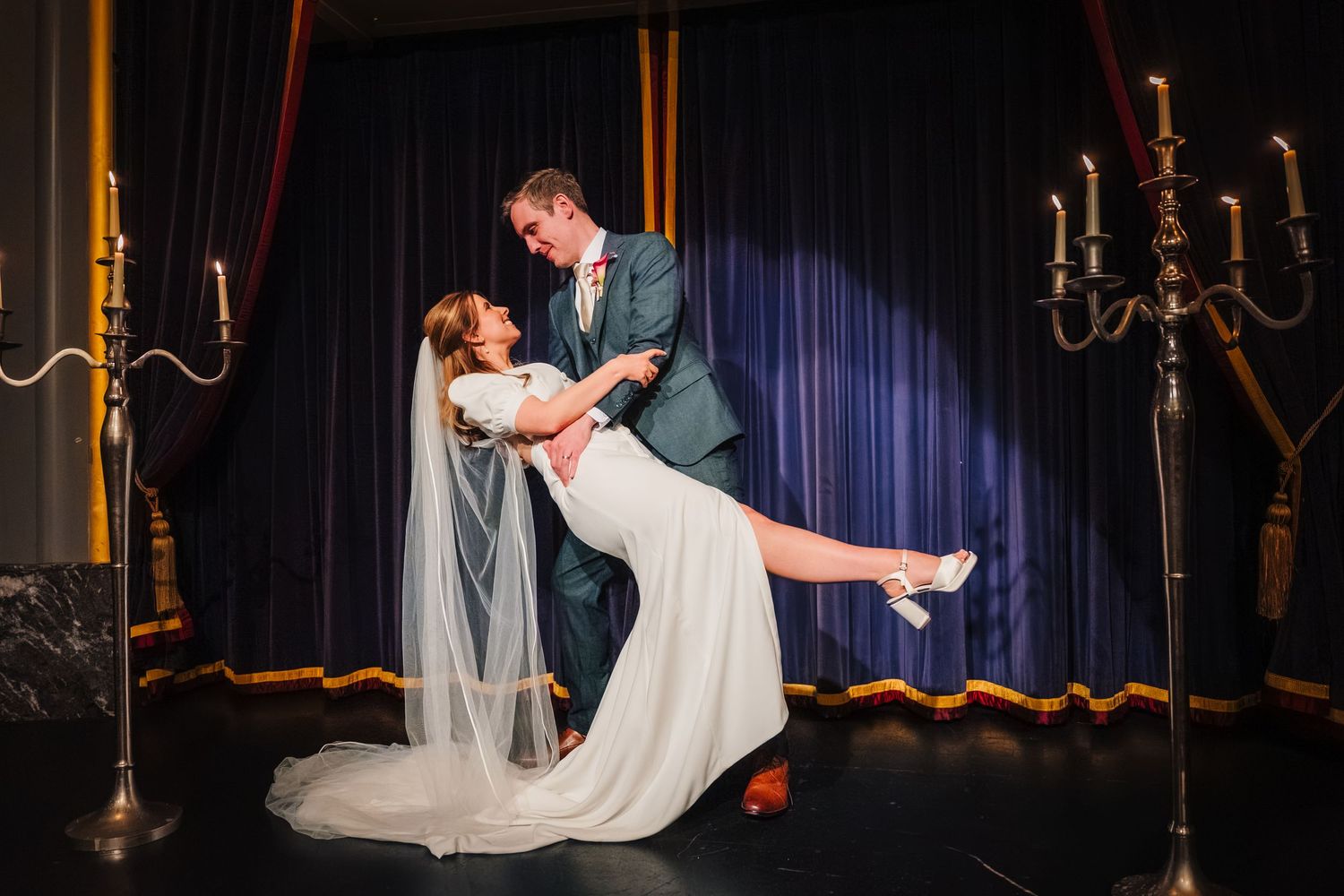 Moody wedding portraits at the Set Theatre Kilkenny Ireland

 Dublin Wedding Photographer