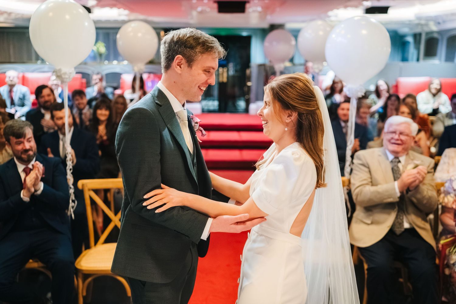 Intimate civil ceremony at the Set Theatre Kilkenny photographed by Dublin wedding photographer