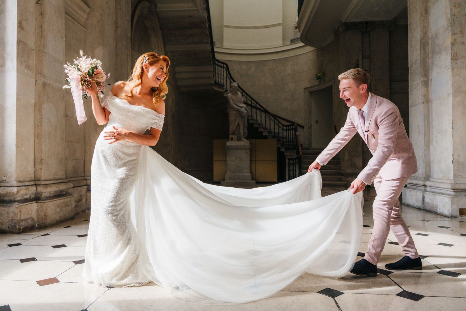 city hall dublin wedding photos