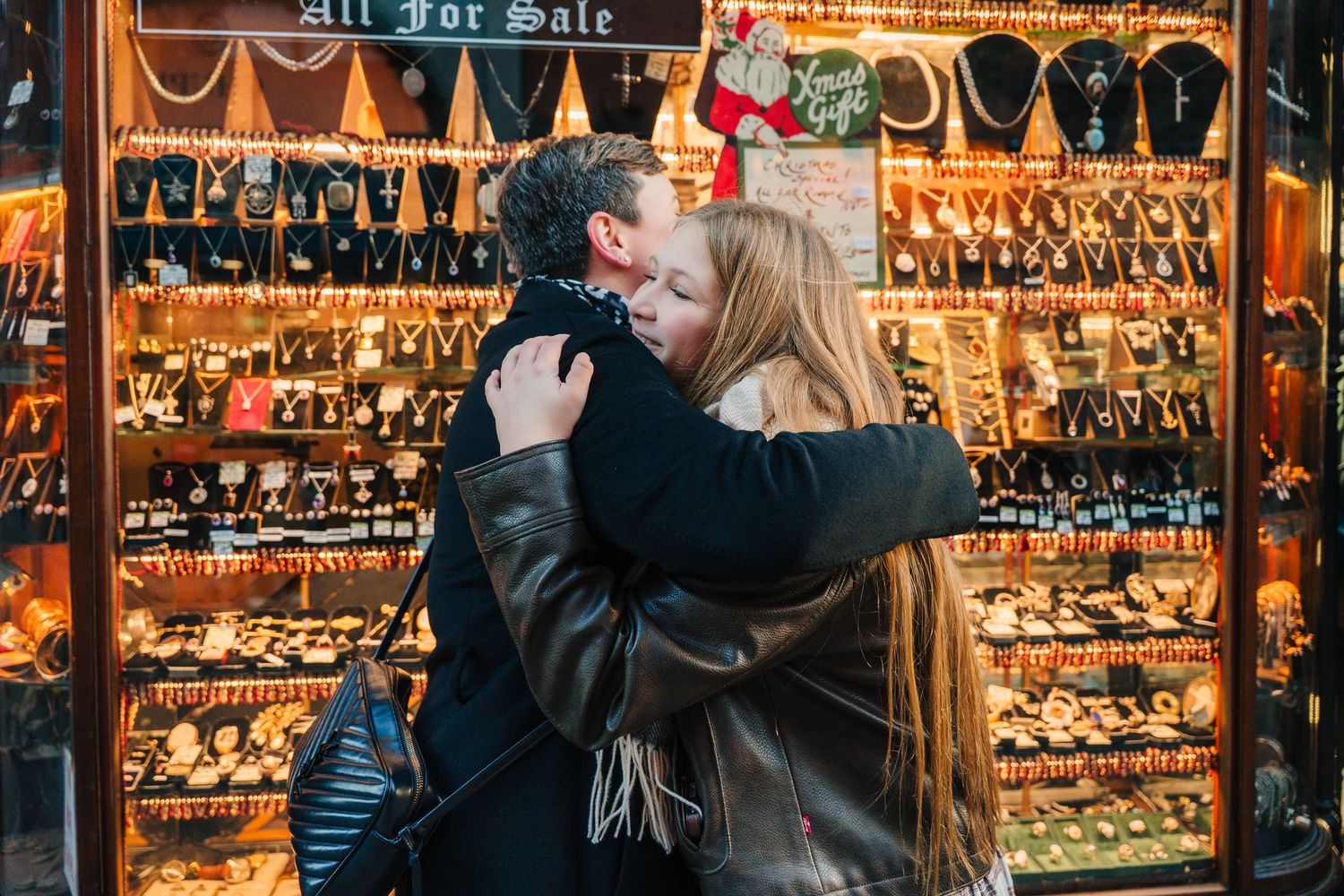 Natural family photography in Dublin city streets by a family photographer Dublin creating timeless holiday memories